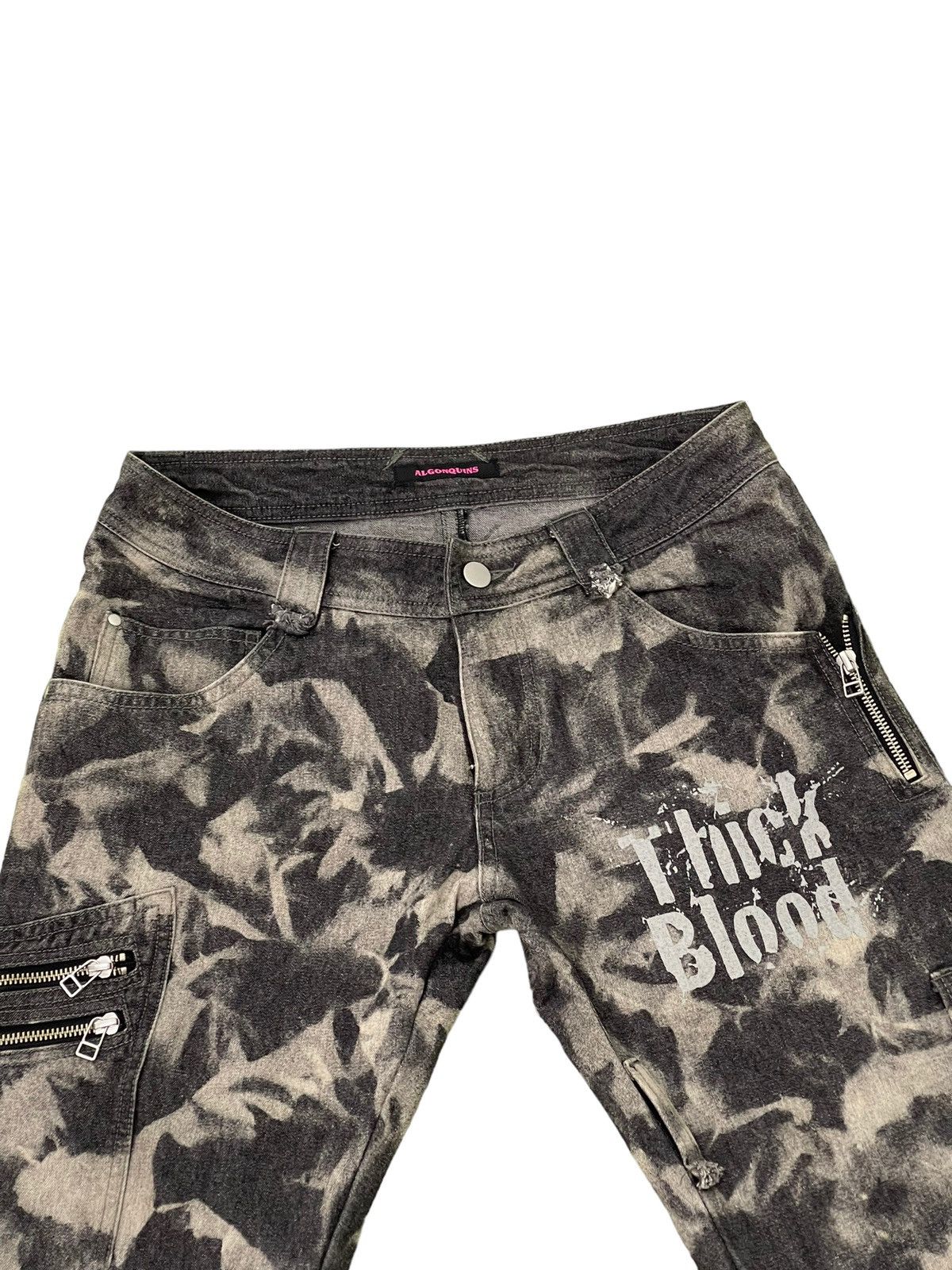 Japanese Brand Slim Jeans Algonquins Japan Acid Wash 7🟦9 Size US 30 / EU 46 - 17 Thumbnail