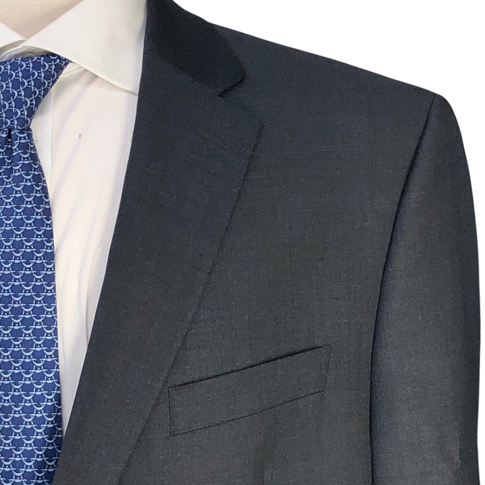 Lauren Ralph Lauren Ralph Lauren LRL Size 44R Sport Coat Charcoal Gray Stretch Size 44R - 4 Thumbnail