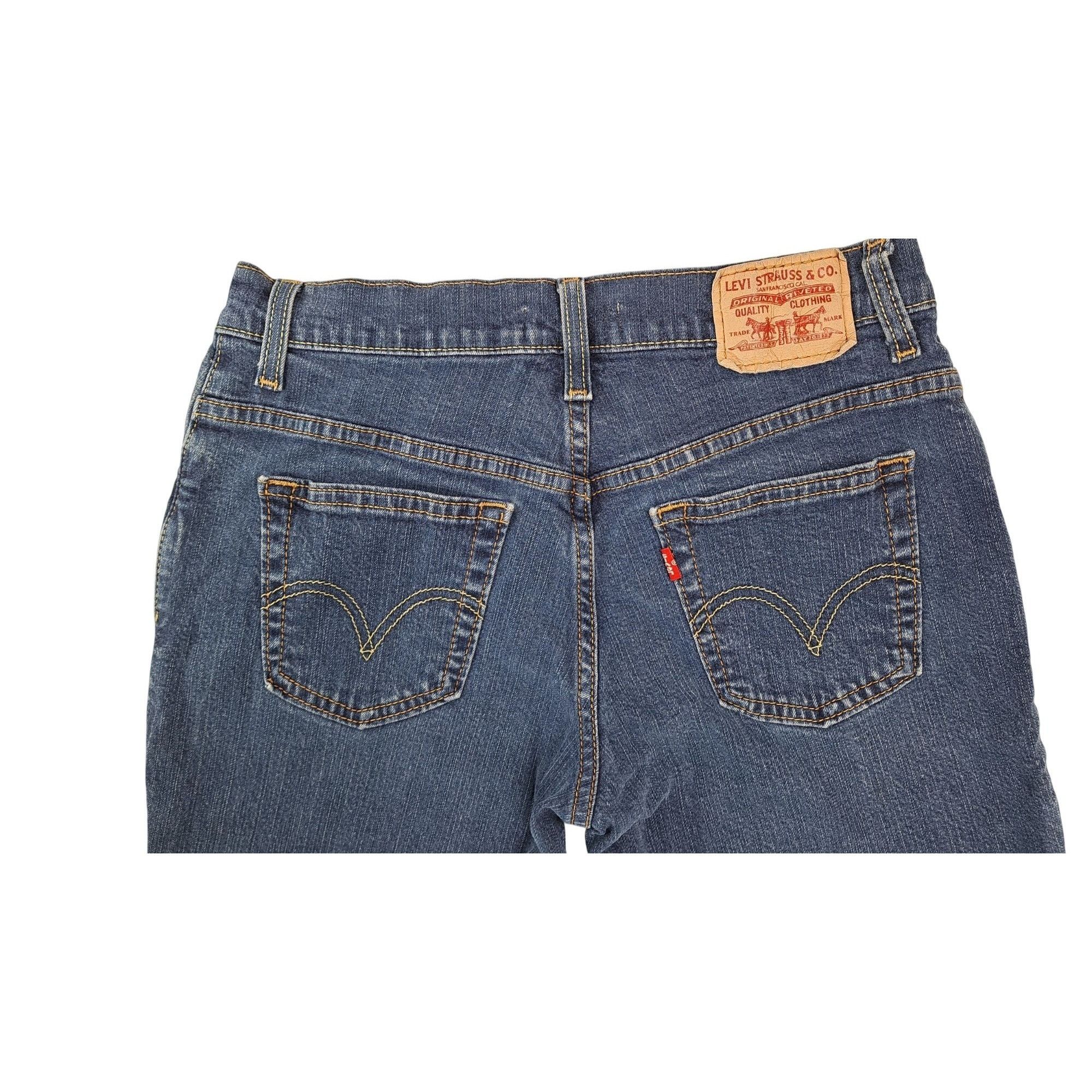 Levi's Levi's 550 Women Relaxed Boot Cut Jeans Size 8M Blue Denim Size 30" / US 8 / IT 44 - 4 Thumbnail