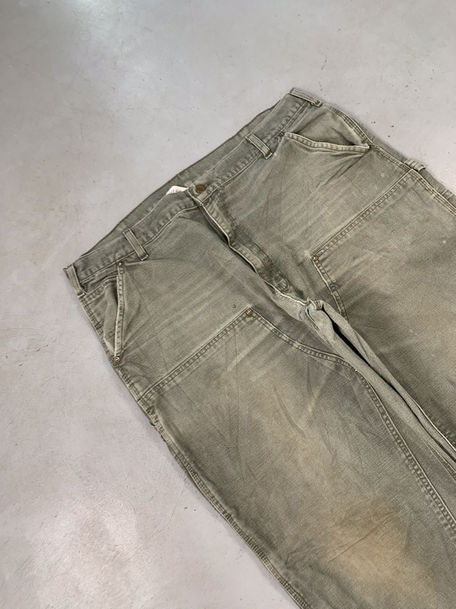 Carhartt Vintage Carhartt B136 moss double knee denim Size US 40 / EU 56 - 3 Thumbnail