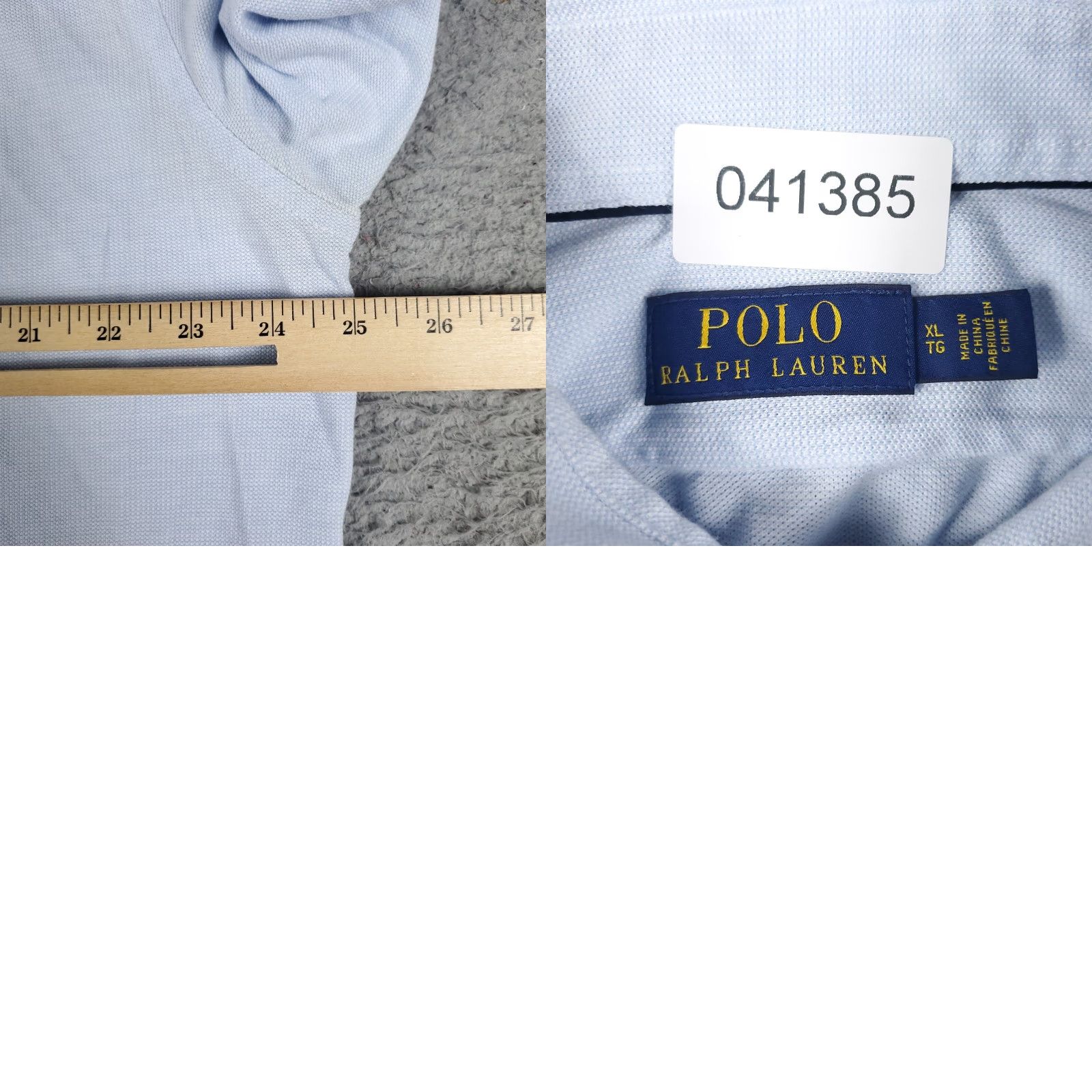 Ralph Lauren Ralph Lauren Shirt Mens XL Blue Pony Button Up Long Sleeve - Cotton Button-Down Collared Regular Fit Adult XL Blue Mens Size US XL / EU 56 / 4 - 8 Thumbnail