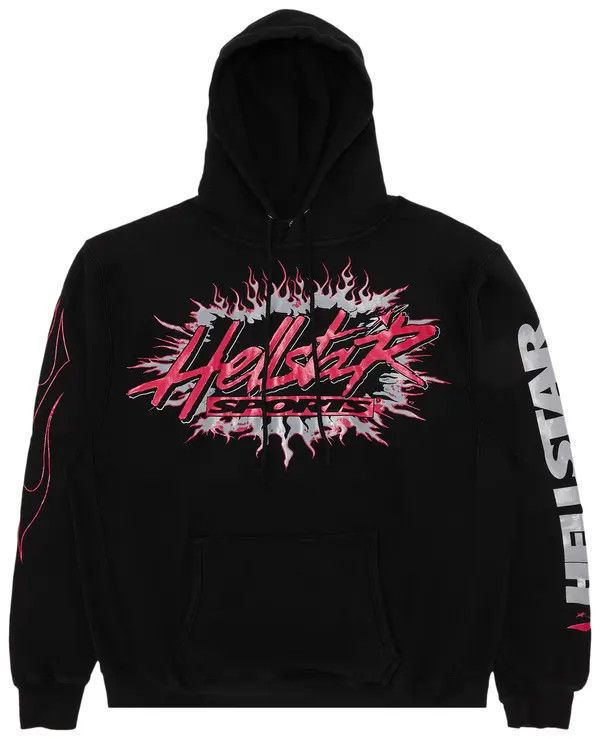 HELLSTAR Hellstar Sports Future Flame Hoodie 'Black' Size US M / EU 48-50 / 2 - 1 Thumbnail