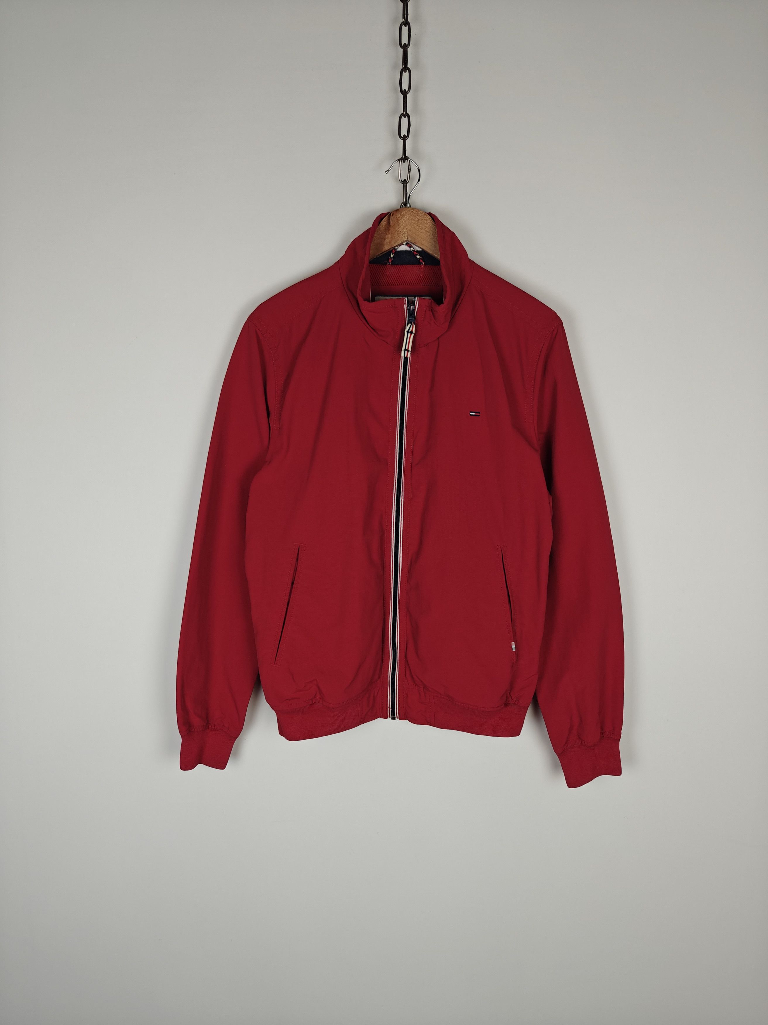 Tommy Hilfiger Tommy Hilfiger Denim Zip Jacket Red American Original L Size US L / EU 52-54 / 3 - 1 Thumbnail