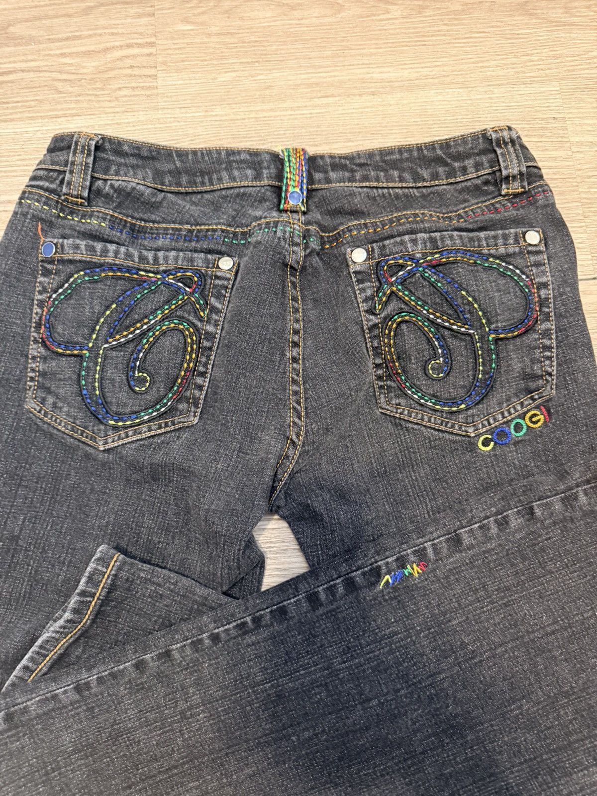 Coogi Y2K Coogi rainbow-stiched jeans Size 36" / US 14 / IT 50 - 1 Thumbnail