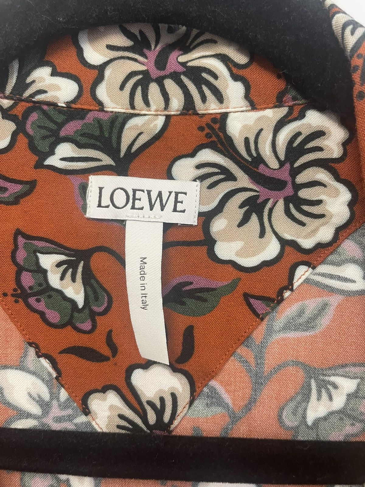 Loewe Loewe Viscose Floral Print Shirt Size US XS / EU 42 / 0 - 2 Thumbnail
