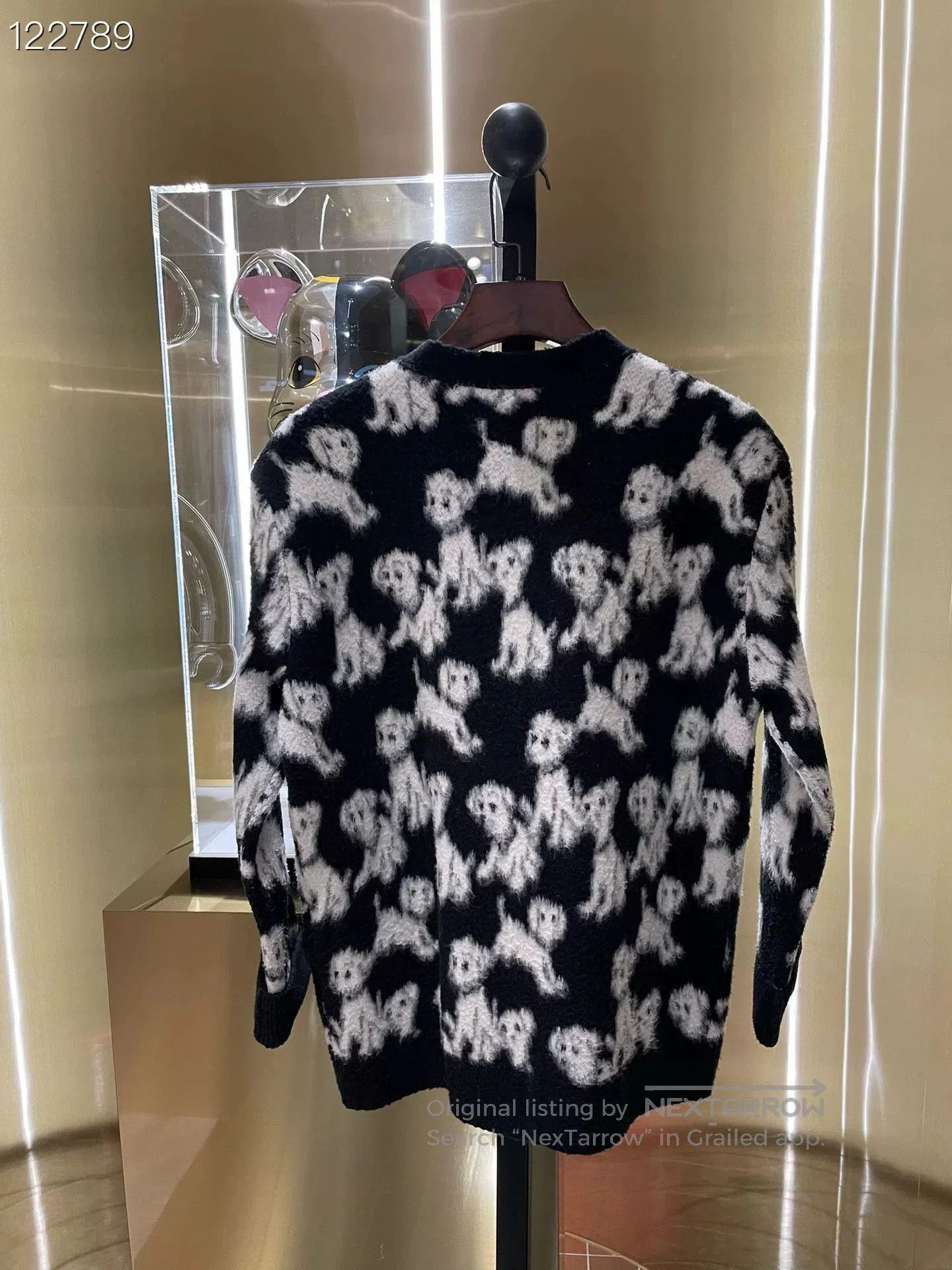 Celine Celine Amy Dorian SS22 Dog Jacquard Brushed Wide. Size XS / US 0-2 / IT 36-38 - 3 Thumbnail