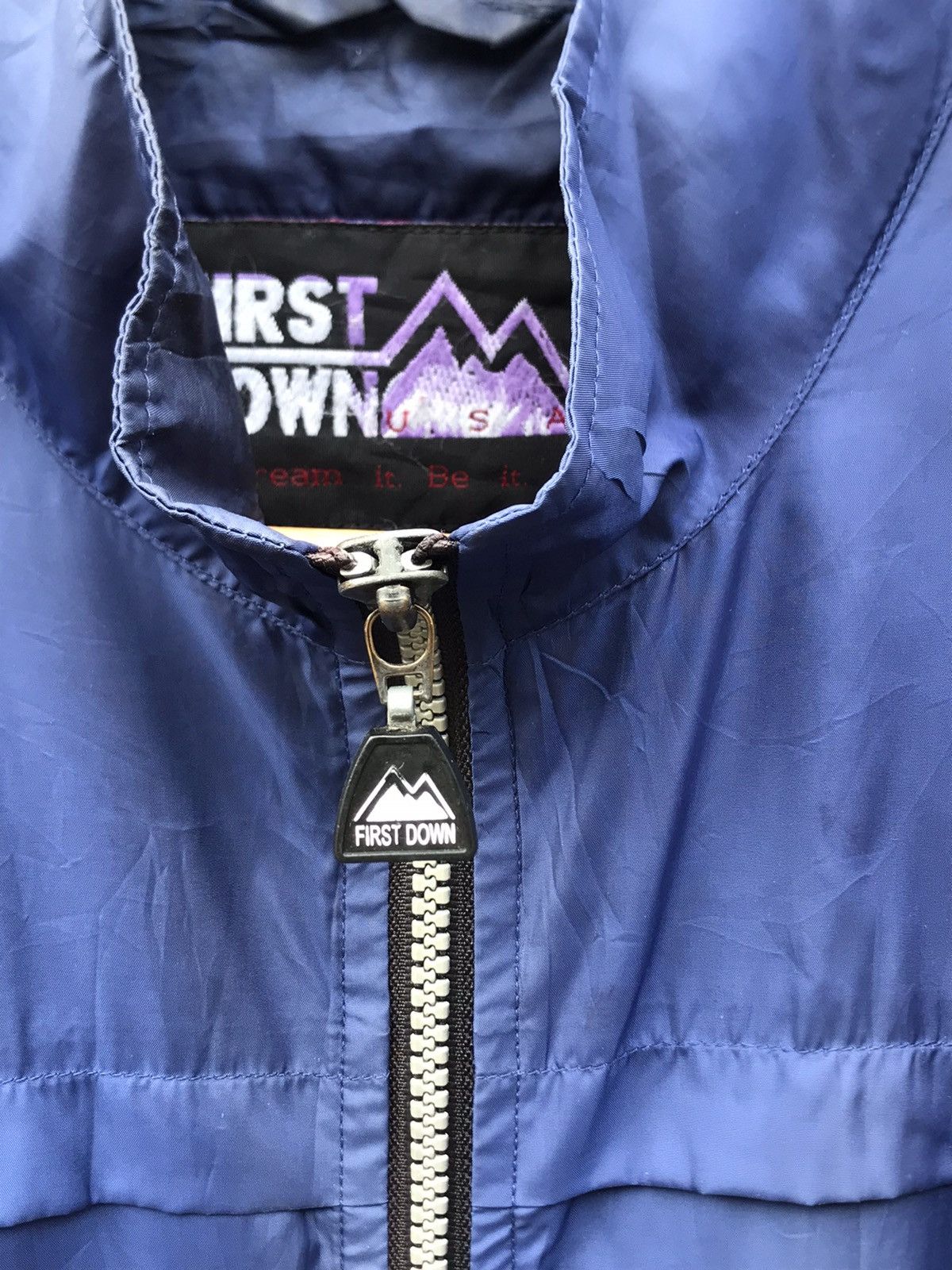 Vintage Vintage First Down USA Windbreaker Jacket Size US S / EU 44-46 / 1 - 6 Thumbnail