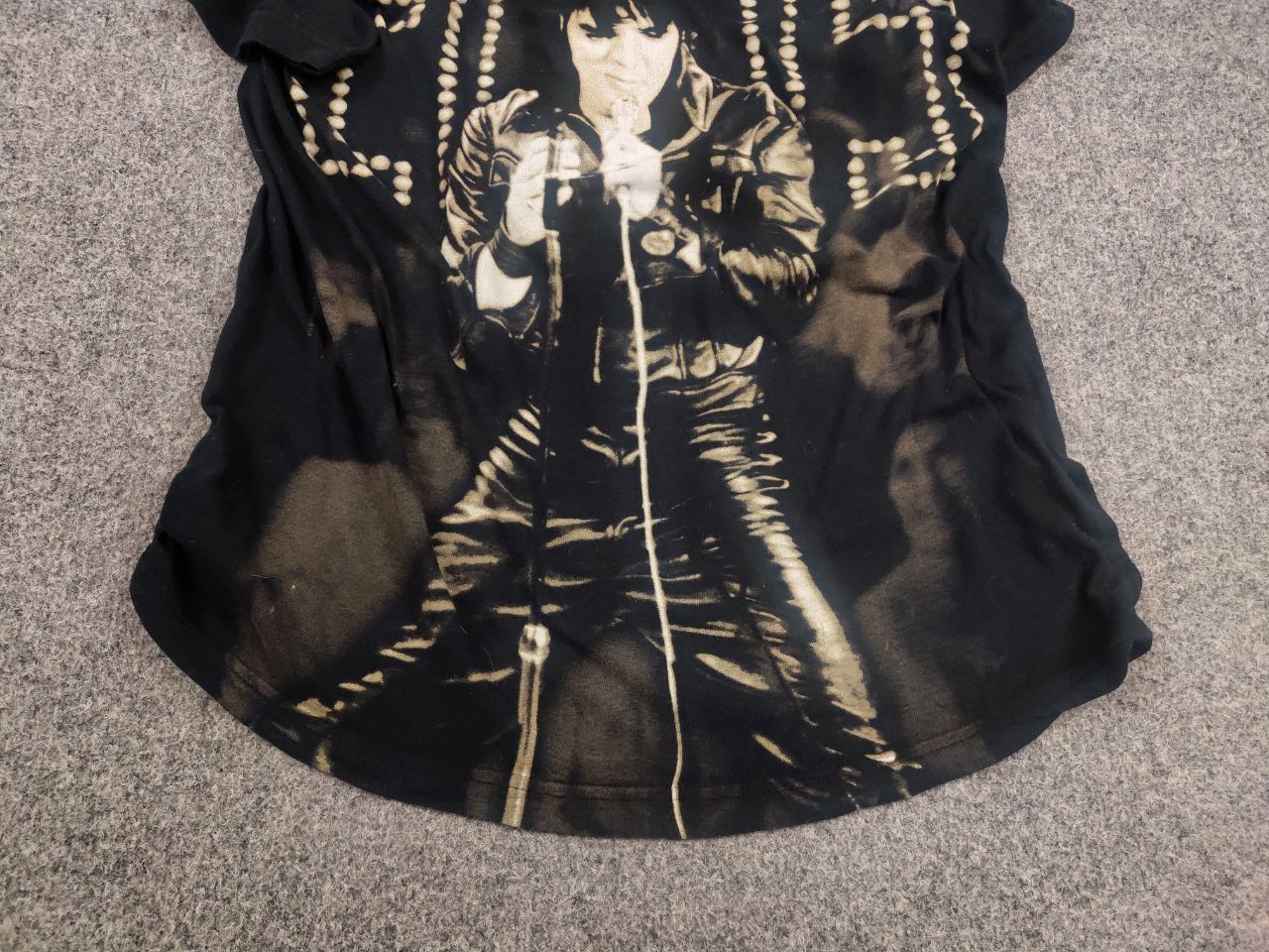 Vintage Vintage Elvis Presley all over print Black Shirt Size US M / EU 48-50 / 2 - 5 Thumbnail