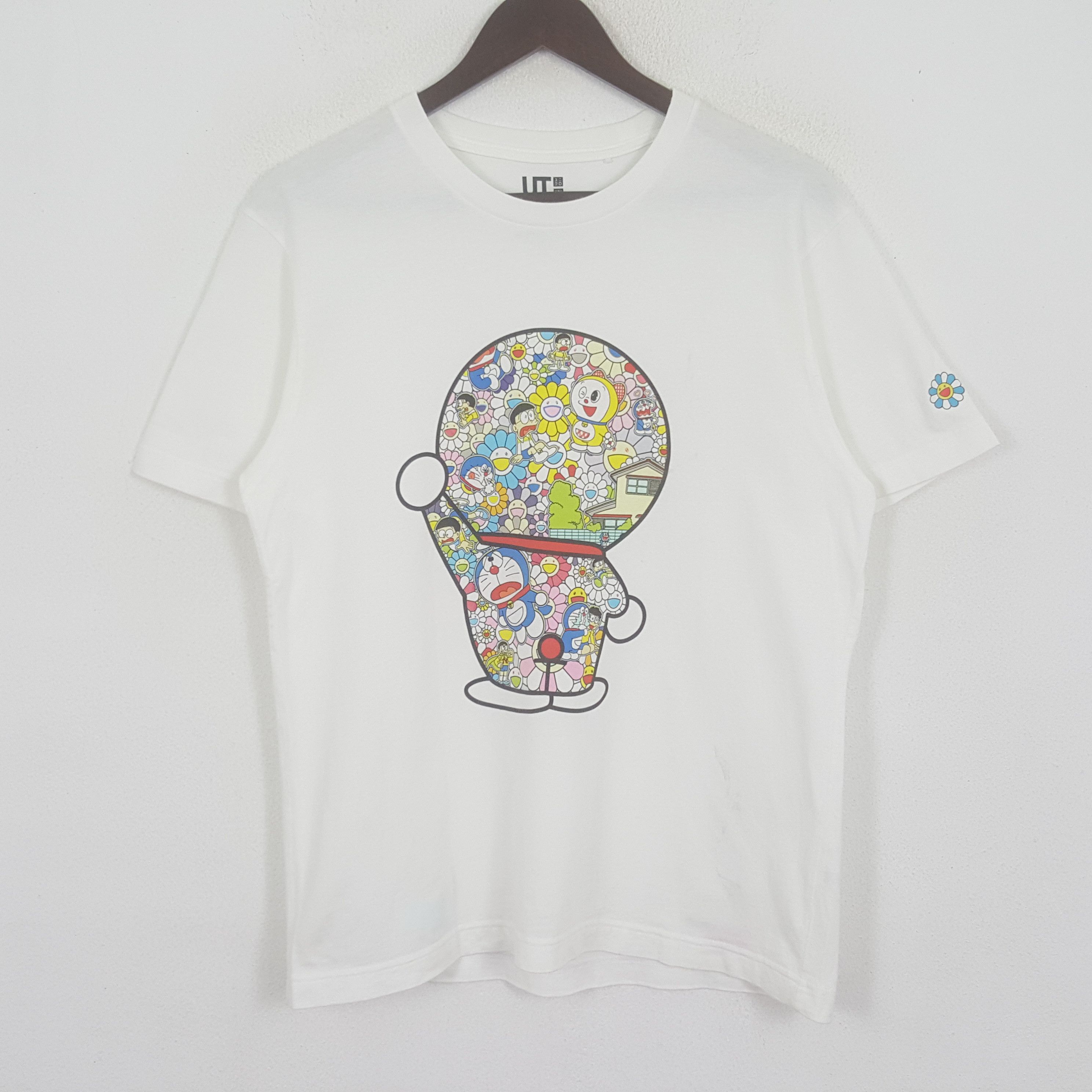 Japanese Brand × Takashi Murakami × Vintage Vintage Doraemon Tokyo 2017 Designed Takashi Murakami Tshirt Size US M / EU 48-50 / 2 - 1 Thumbnail