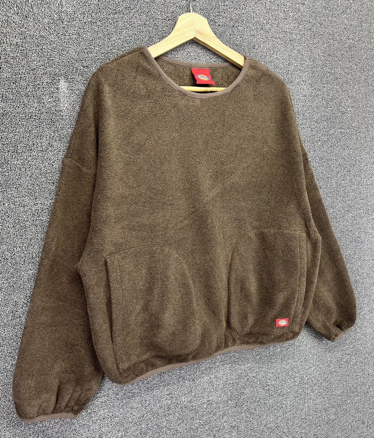 Dickies Dickies Brown Fleece Sweatshirts Size L / US 10 / IT 46 - 2 Thumbnail