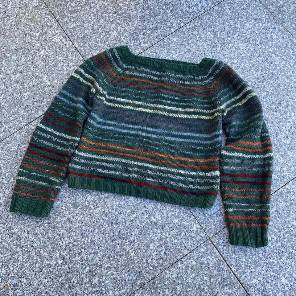 Vintage Hand made wool sweater Size M / US 6-8 / IT 42-44 - 5 Thumbnail
