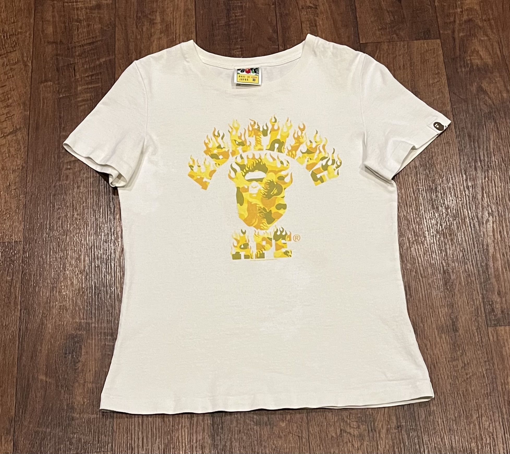 Bape Bape flame Camo Tee shirt Size XS / US 0-2 / IT 36-38 - 1 Thumbnail