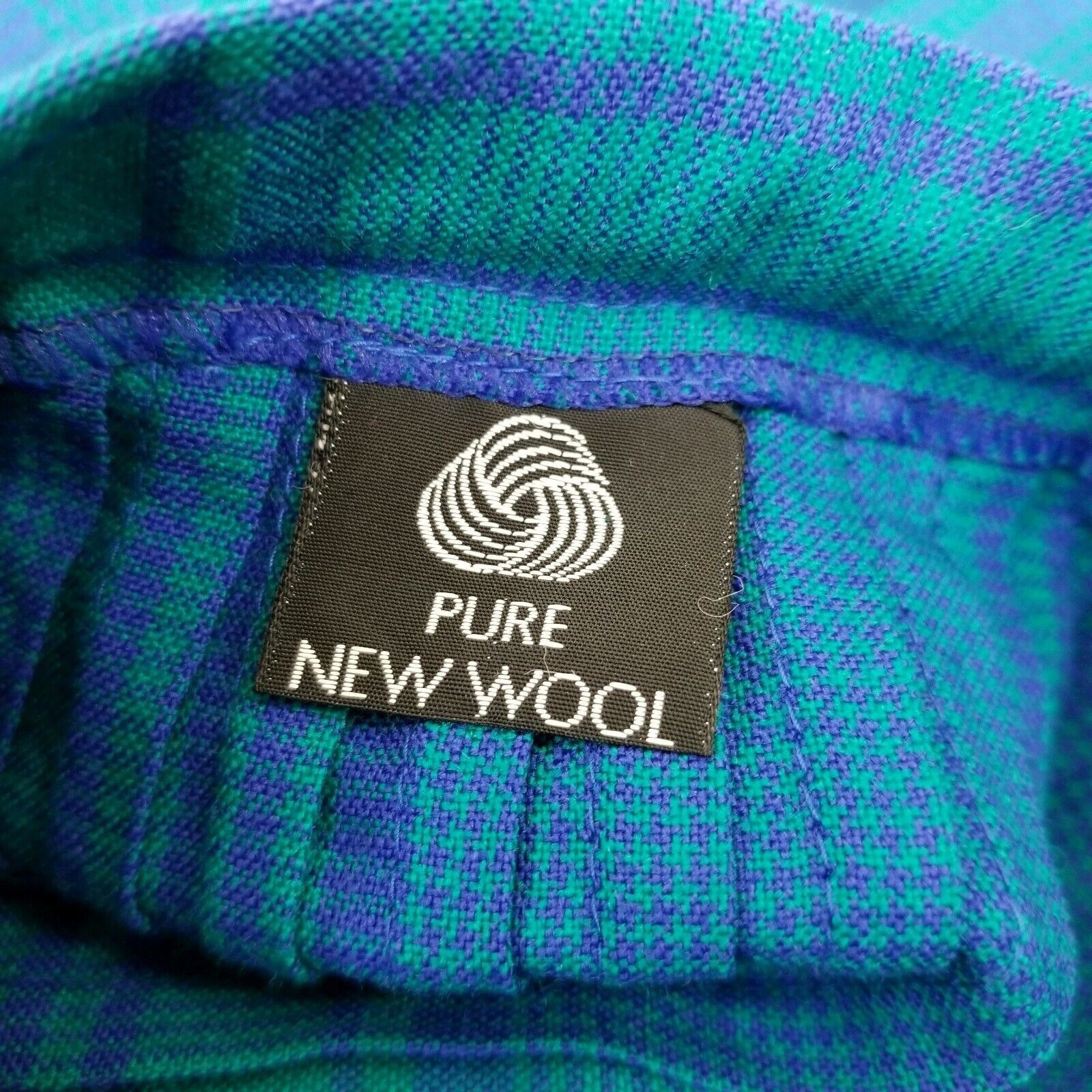 Vintage Windsmoor England 8 Skirt Blue Plaid Pleated Long Modest Woo Size 30" / US 8 / IT 44 - 6 Thumbnail