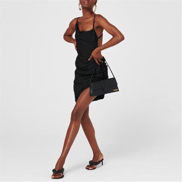 Jacquemus o1g2r1mq1024 Mini Dress in Black Size M / US 6-8 / IT 42-44 - 6 Thumbnail