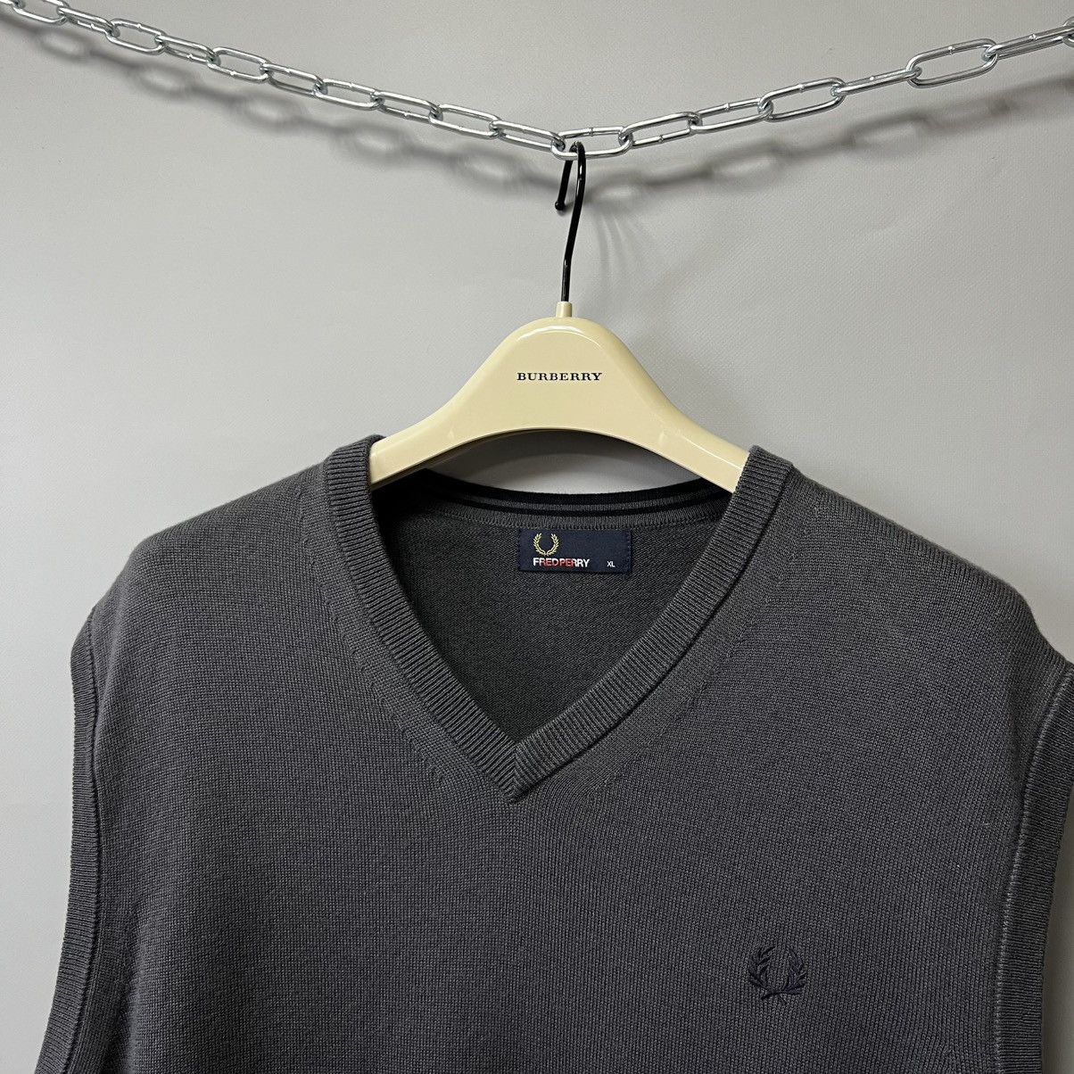 Fred Perry Fred Perry Merino Wool Vest y2k Size US XL / EU 56 / 4 - 3 Thumbnail