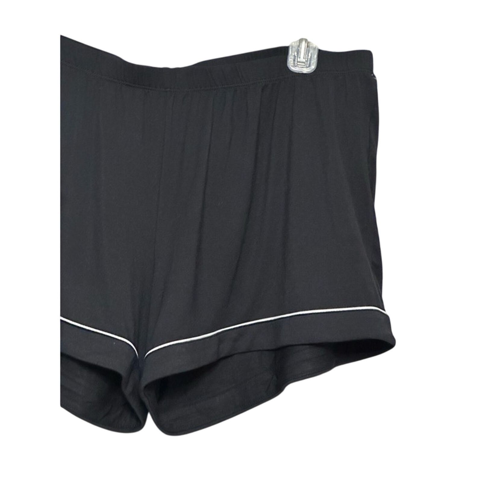 Nordstrom Nordstrom Lounge Shorts Pull-On Black Women's US L NWOT Size 34" / US 12 / IT 48 - 5 Thumbnail