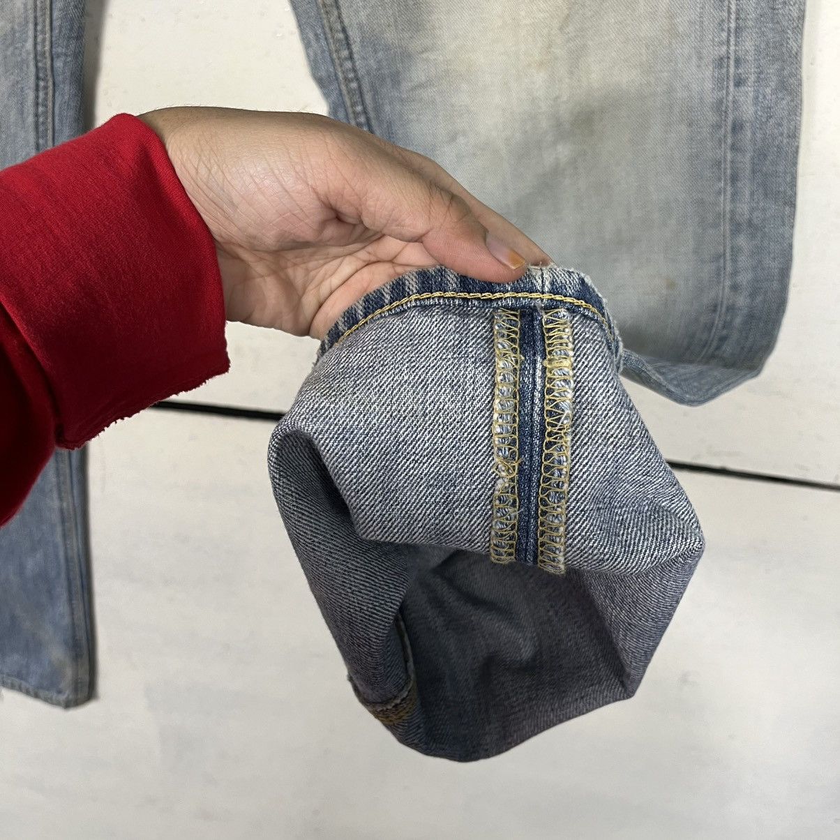 Lee Vintage Lee Raiders Workwear Denim Jeans Size US 30 / EU 46 - 10 Thumbnail