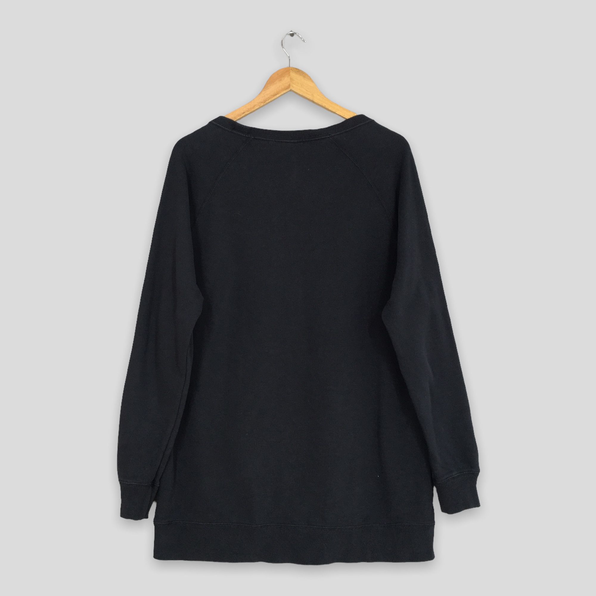 Nike Vintage Y2K Nike Swoosh Black Sweatshirt Large Size US L / EU 52-54 / 3 - 7 Thumbnail