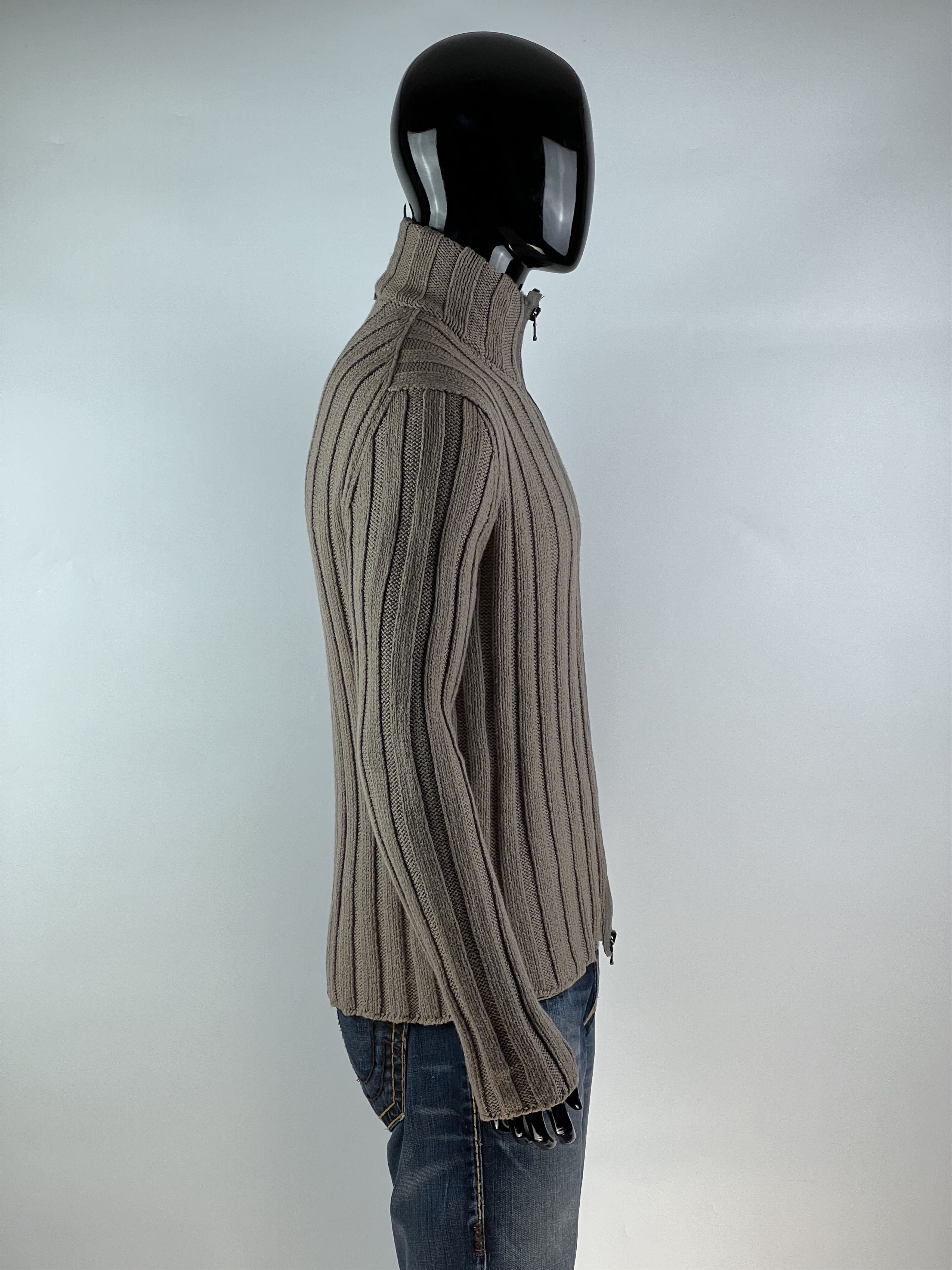 Transit Uomo Transit Uomo Full Zip Knitted 100% Wool Sweater Size L/XL Size US L / EU 52-54 / 3 - 2 Thumbnail