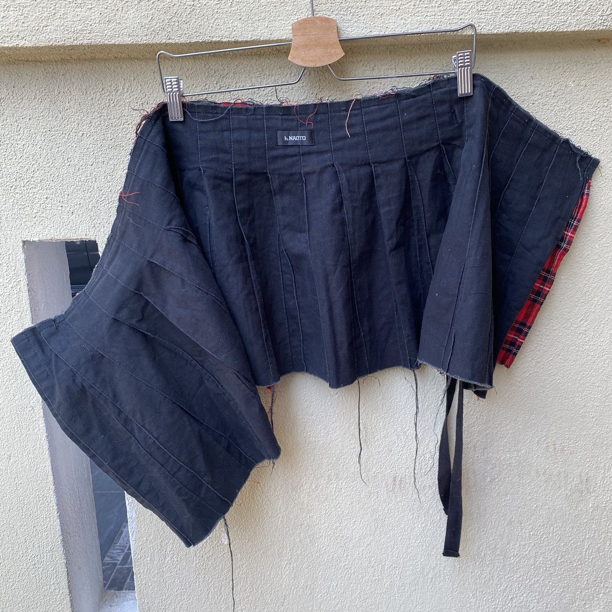 Japanese Brand h.NAOTO wrap tartan skirt Size 28" / US 6 / IT 42 - 5 Thumbnail