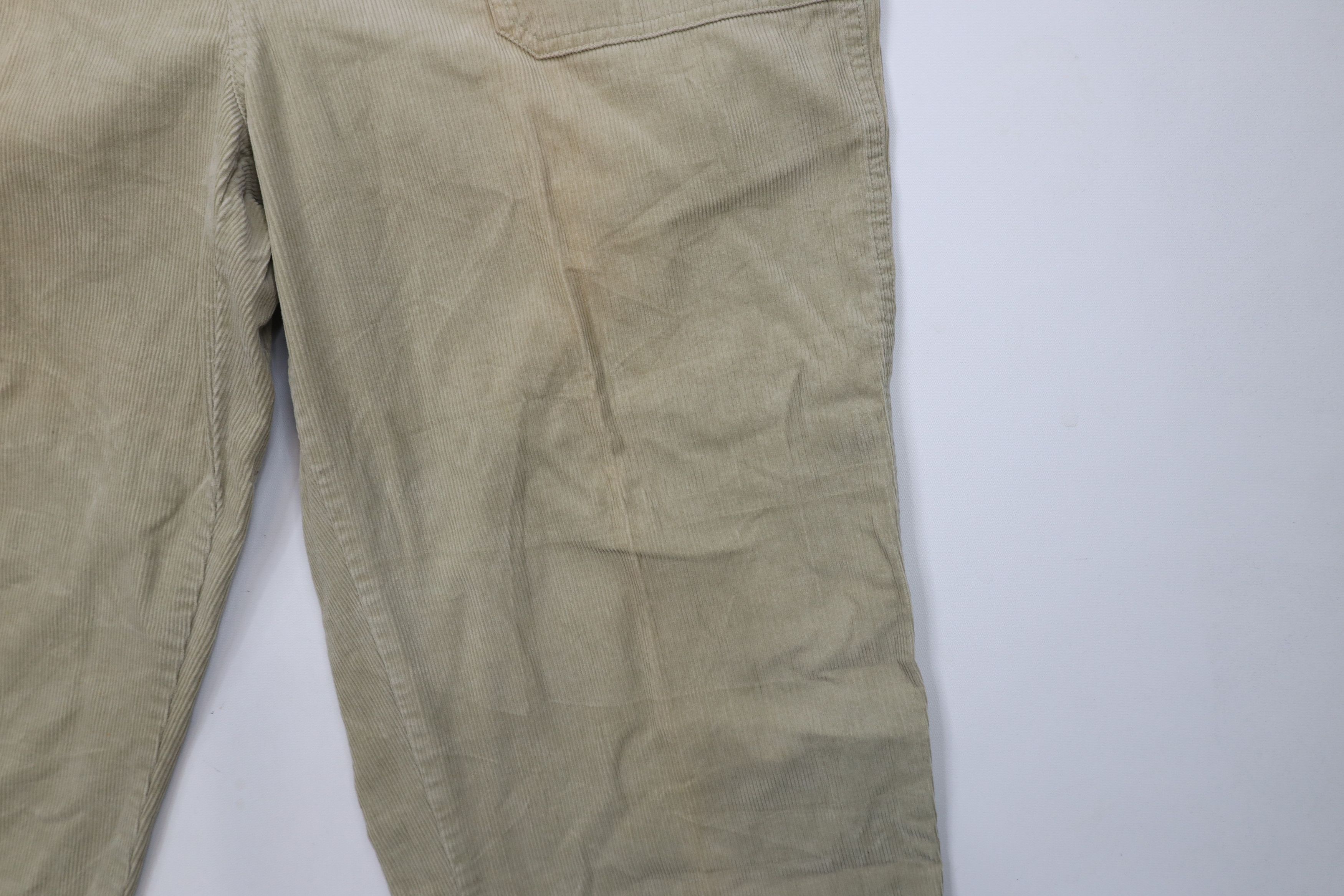 Polo Ralph Lauren × Vintage Vintage 90s Ralph Lauren Button Fly Wide Leg Corduroy Pants Size US 34 / EU 50 - 5 Thumbnail