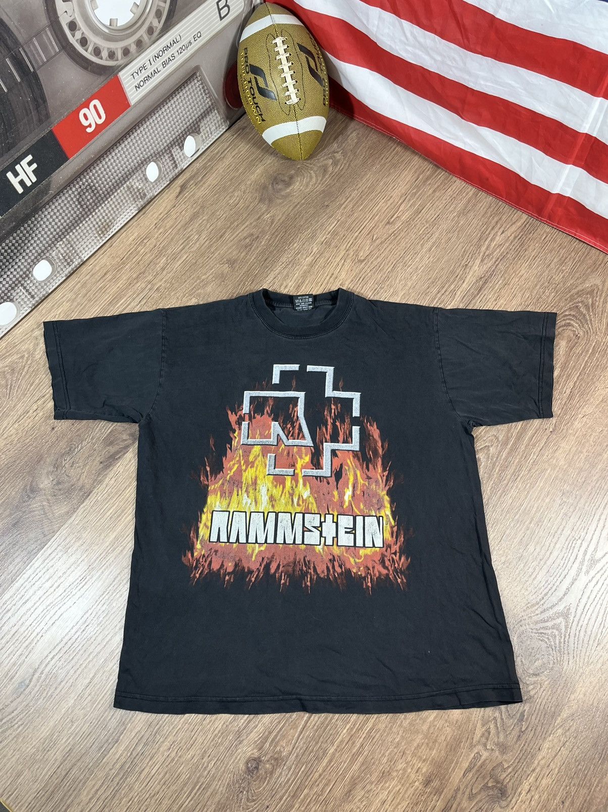 Band Tees Vintage Rammstein Rock T Shirt 🎸 Size US XL / EU 56 / 4 - 1 Thumbnail
