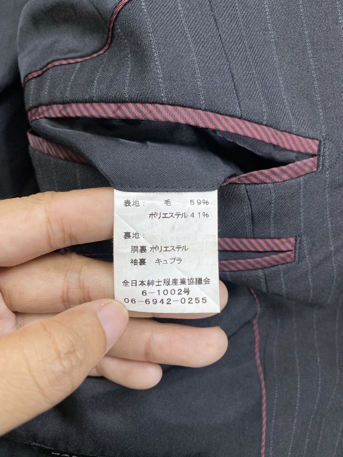 Japanese Brand × Kansai Yamamoto × Vintage Vintage Kansai Yamamoto Double Button Blazer Jacket Size US M / EU 48-50 / 2 - 11 Thumbnail