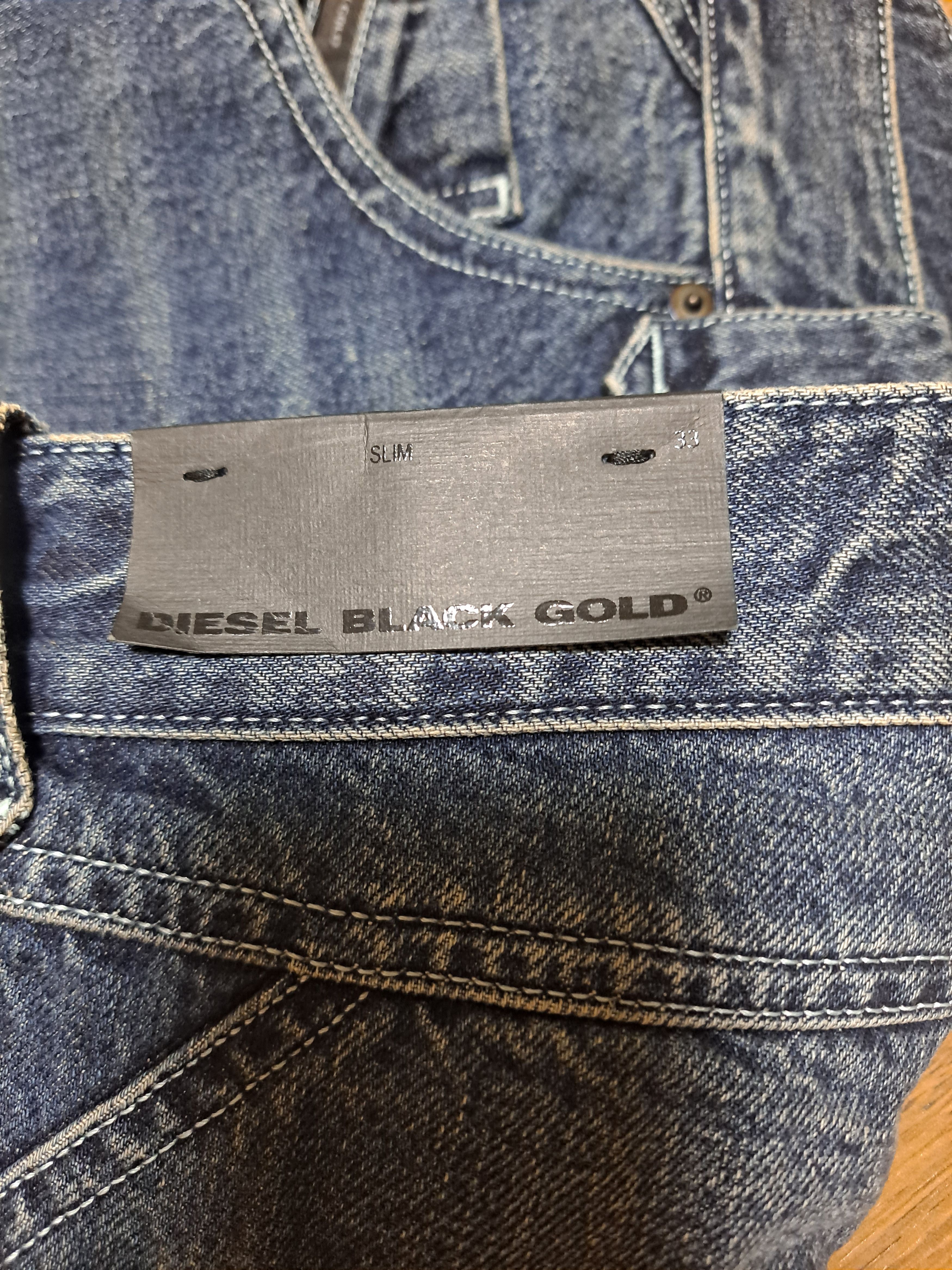 Diesel Black Gold NWT DIESEL BLACK GOLD PREMIUM DENIM JEAN Size US 33 - 3 Thumbnail