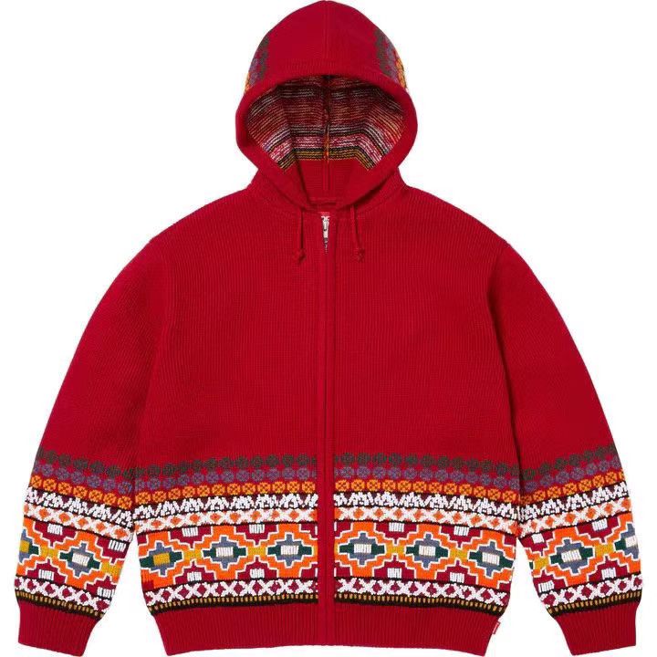 Supreme Supreme FW25 Week 16 Beaded Zip-Up Hooded Sweater. Q7 Size US S / EU 44-46 / 1 - 1 Thumbnail