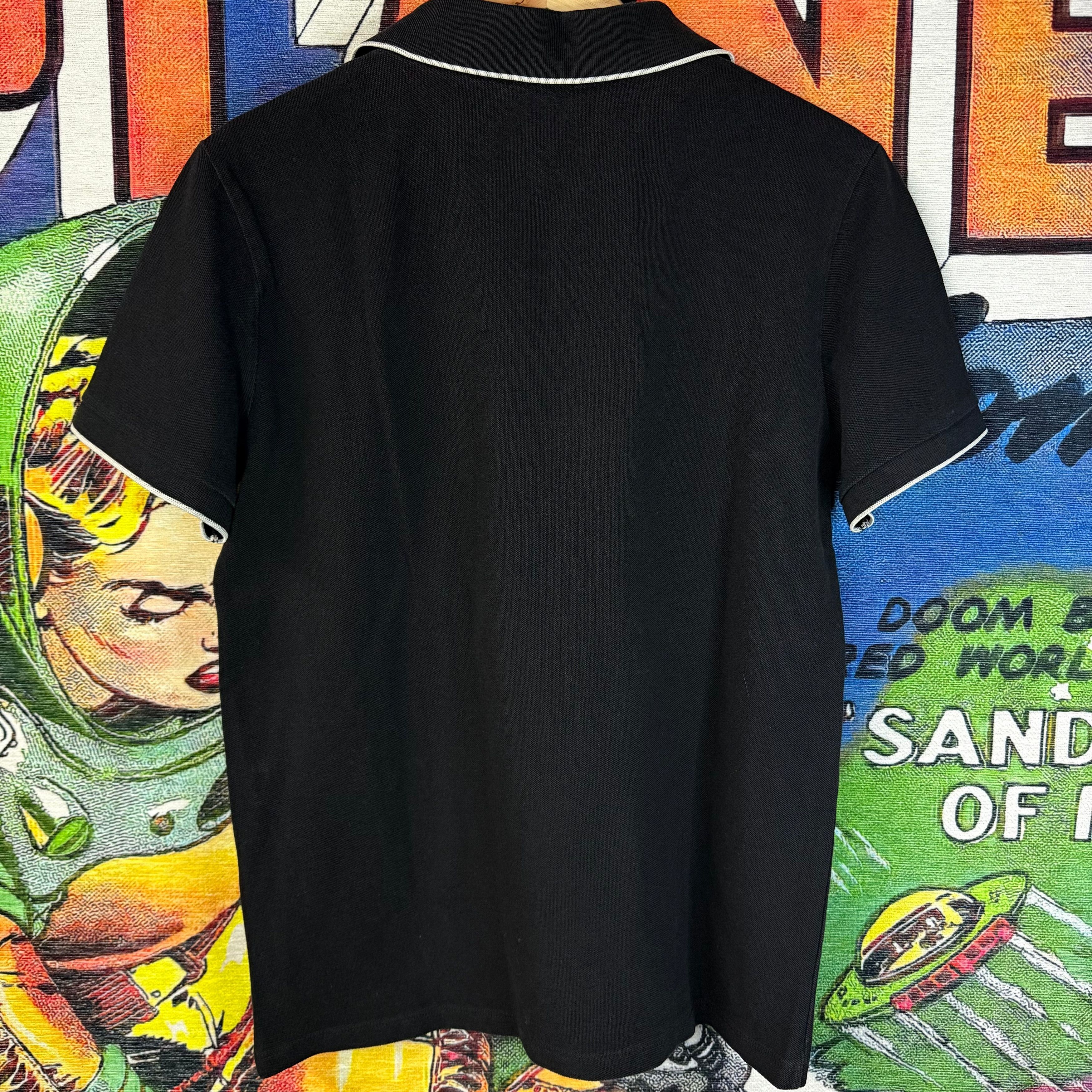 A.P.C. A.P.C. Black Max Polo Tee Size Medium Size US M / EU 48-50 / 2 - 2 Thumbnail