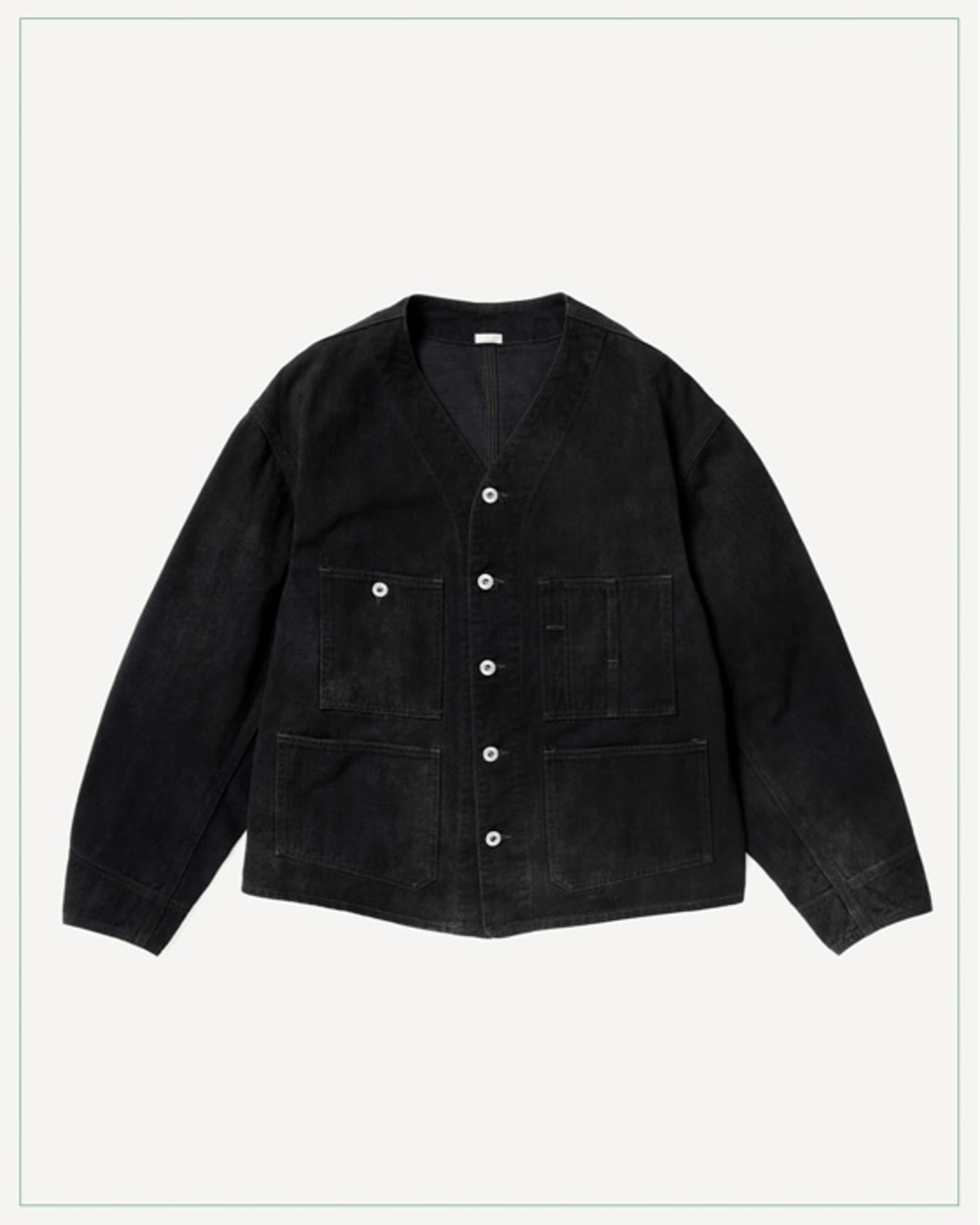 A.PRESSE Vintage Black Linen Coverall | Grailed