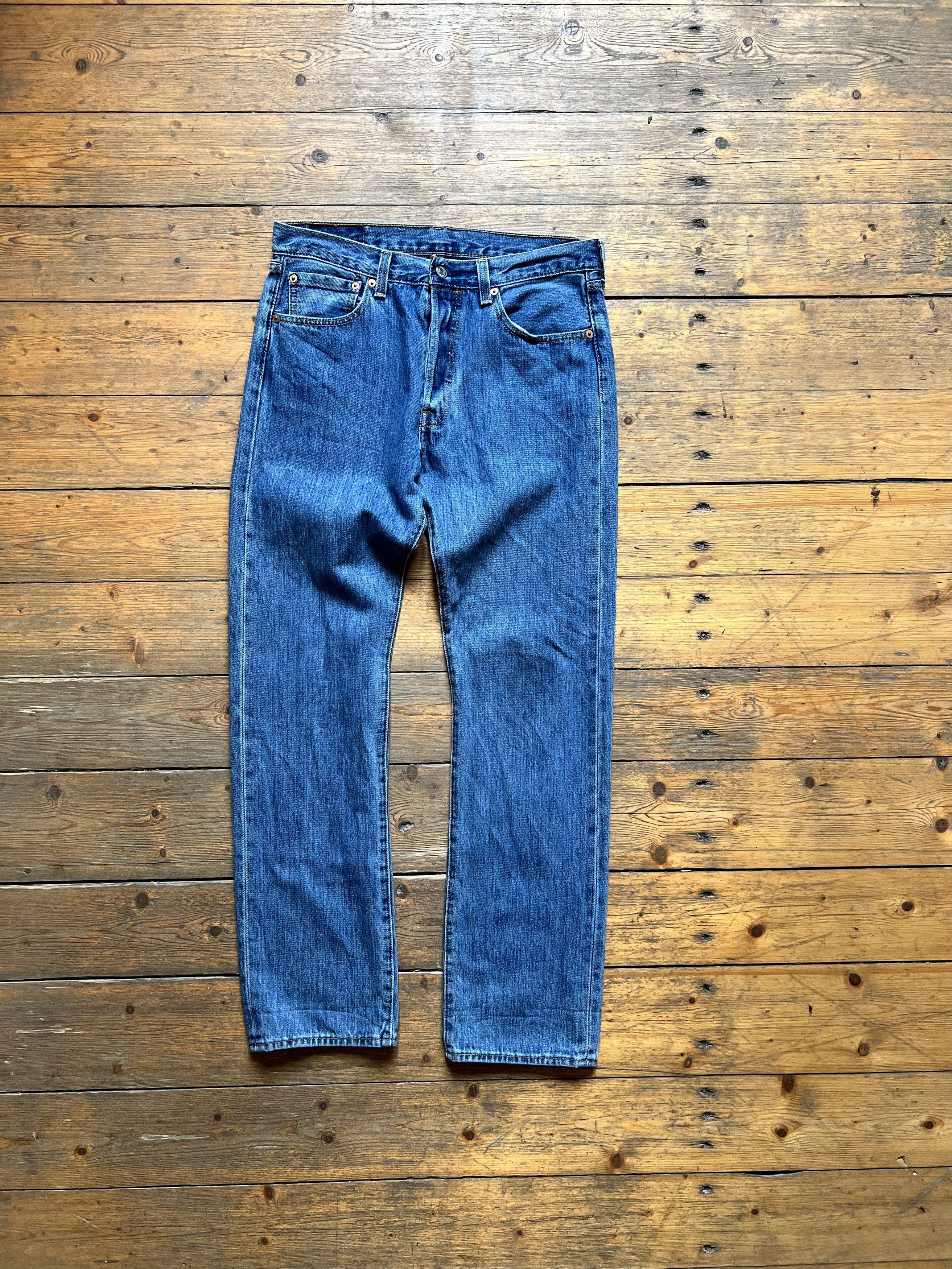 Levi's Levis Basic 501 Straight Denim Jeans Pants Size US 32 / EU 48 - 5 Thumbnail