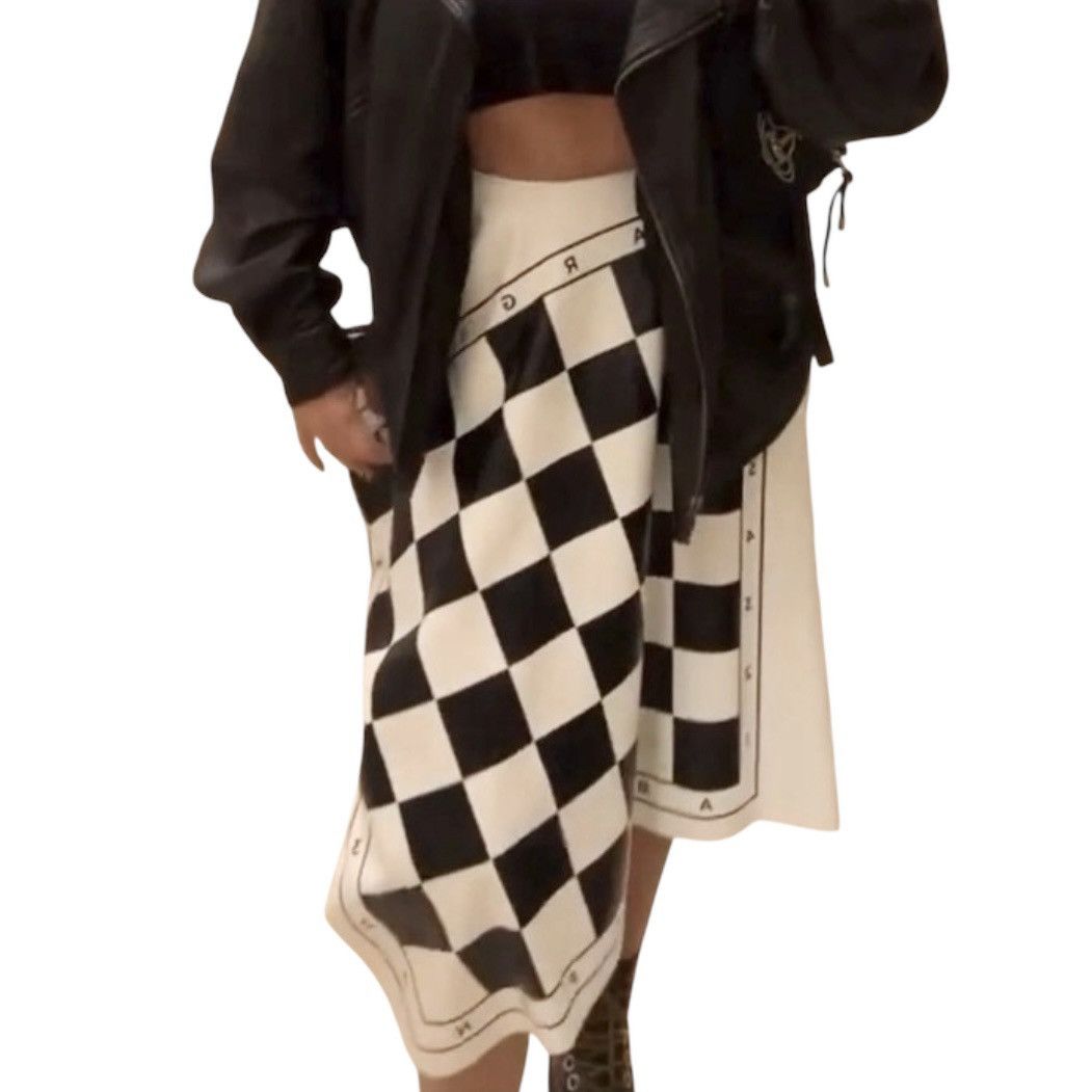 Maison Margiela Maison Margiela Chess Board Skirt Avant Garde Size 27" / US 4 / IT 40 - 2 Thumbnail