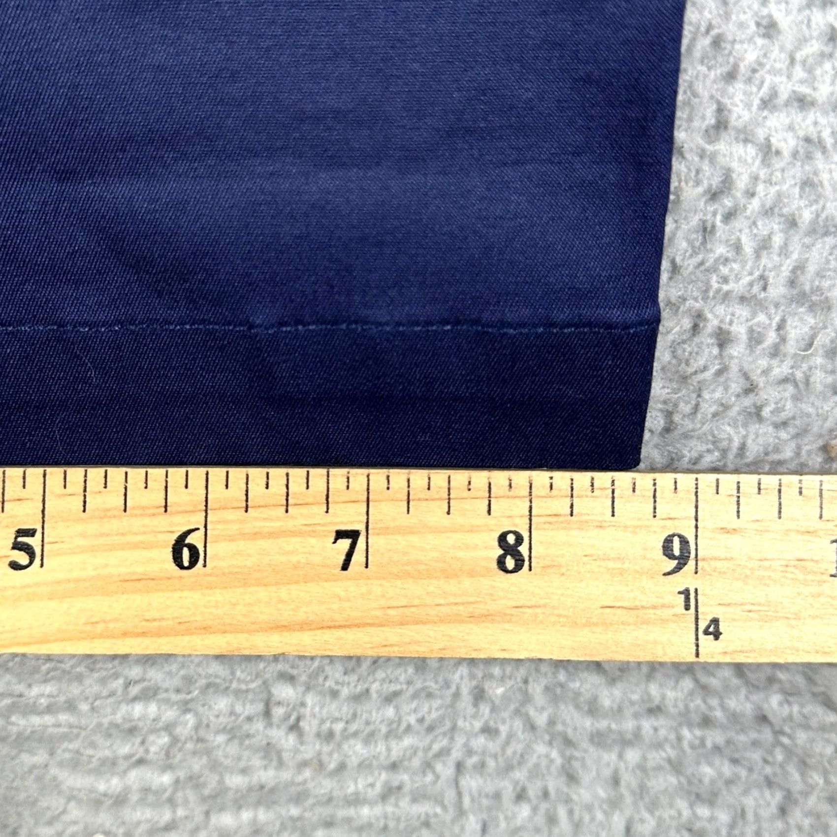 Vineyard Vines Vineyard Vines Pants Mens 35X30 Navy Blue Khakis Flat Front Stretch Straight Leg Size US 35 - 7 Thumbnail