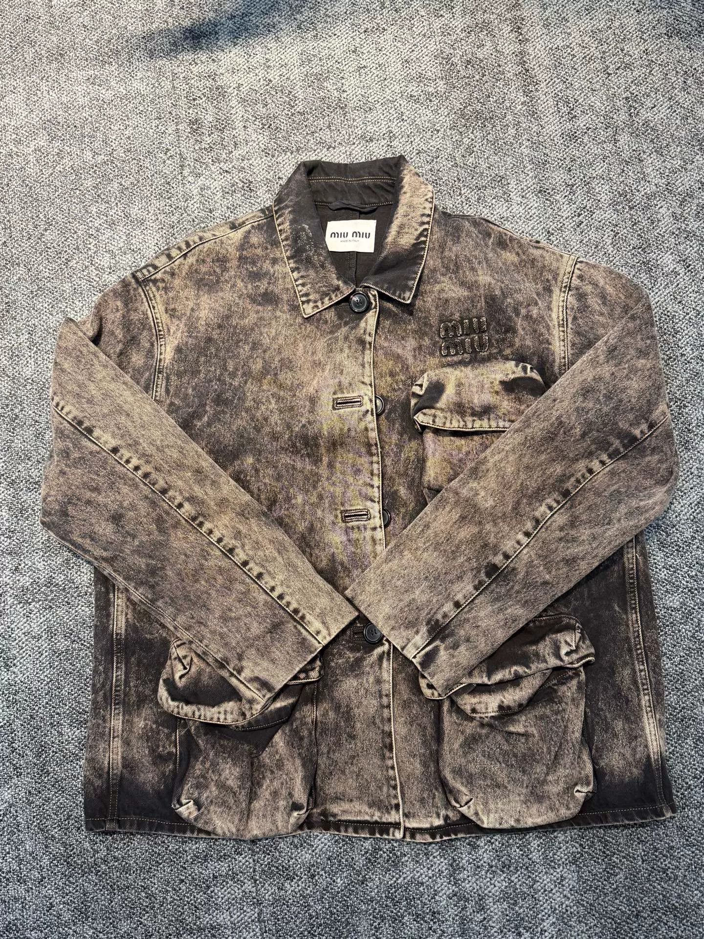 Miu Miu Miu Miu Vintage Denim Jacket Size S / US 4 / IT 40 - 1 Thumbnail