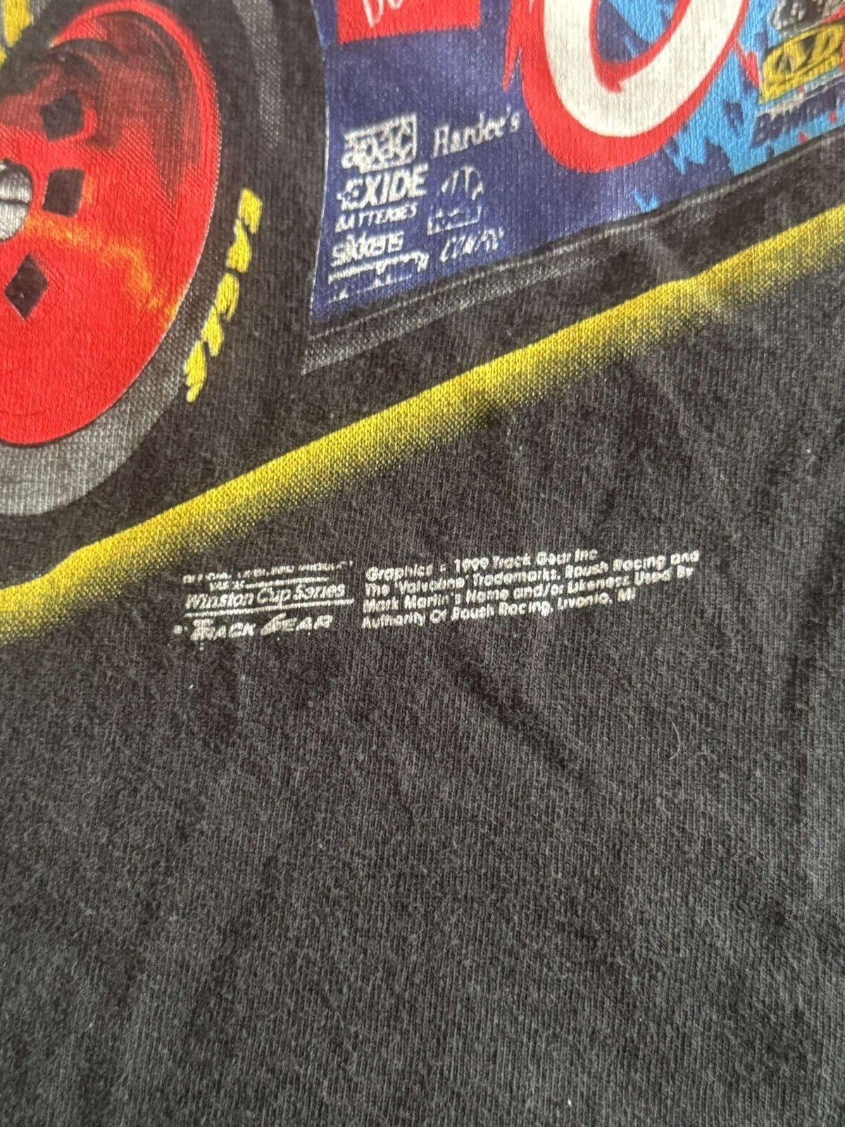 NASCAR Vintage Anvil 1999 Mark Martin Nascar Tee Size US XL / EU 56 / 4 - 3 Thumbnail