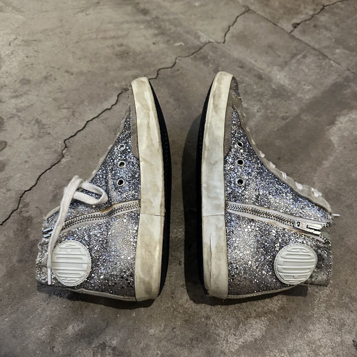Golden Goose Golden Goose Deluxe brand Venezia Franco vintage sneakers Size US 9 / IT 39 - 11 Thumbnail