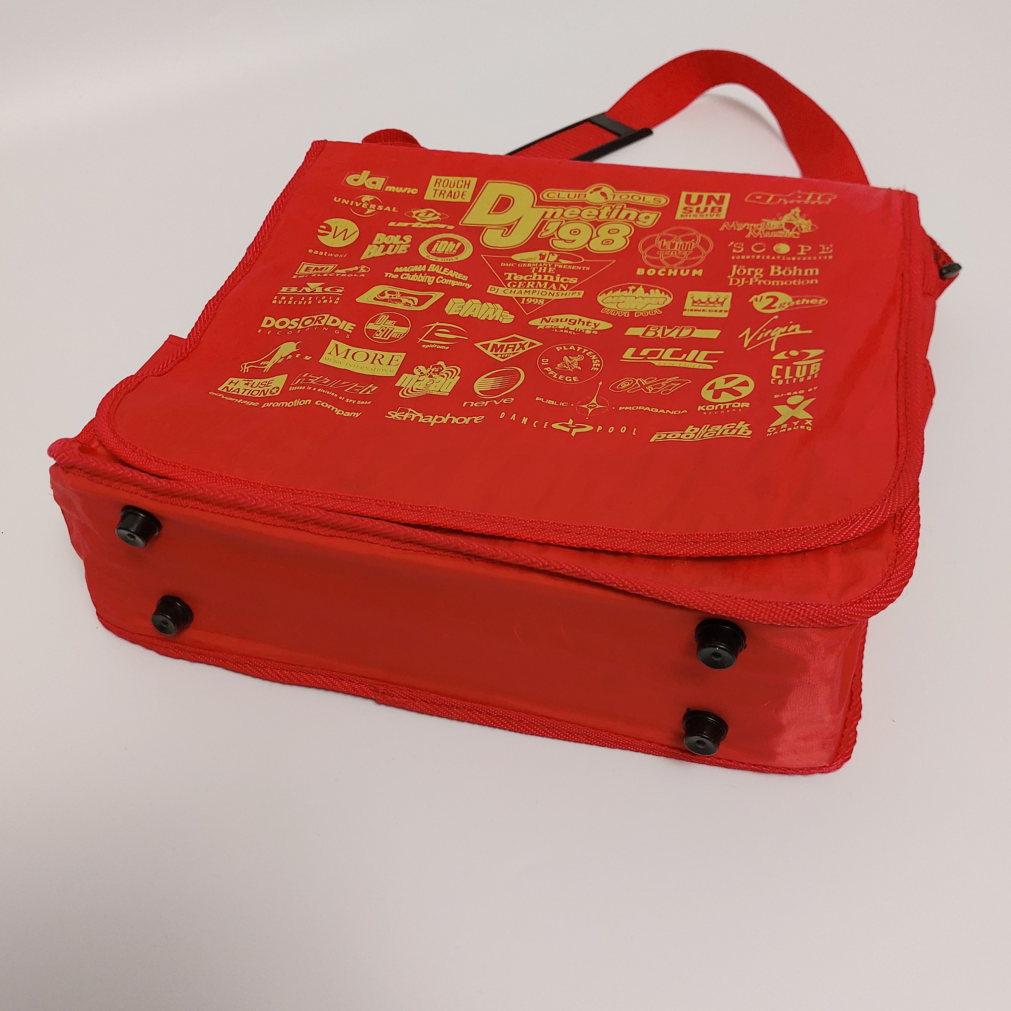 Vintage DJ Meeting 98 VTG Vinyl Bag Techno House collectible Size ONE SIZE - 3 Thumbnail