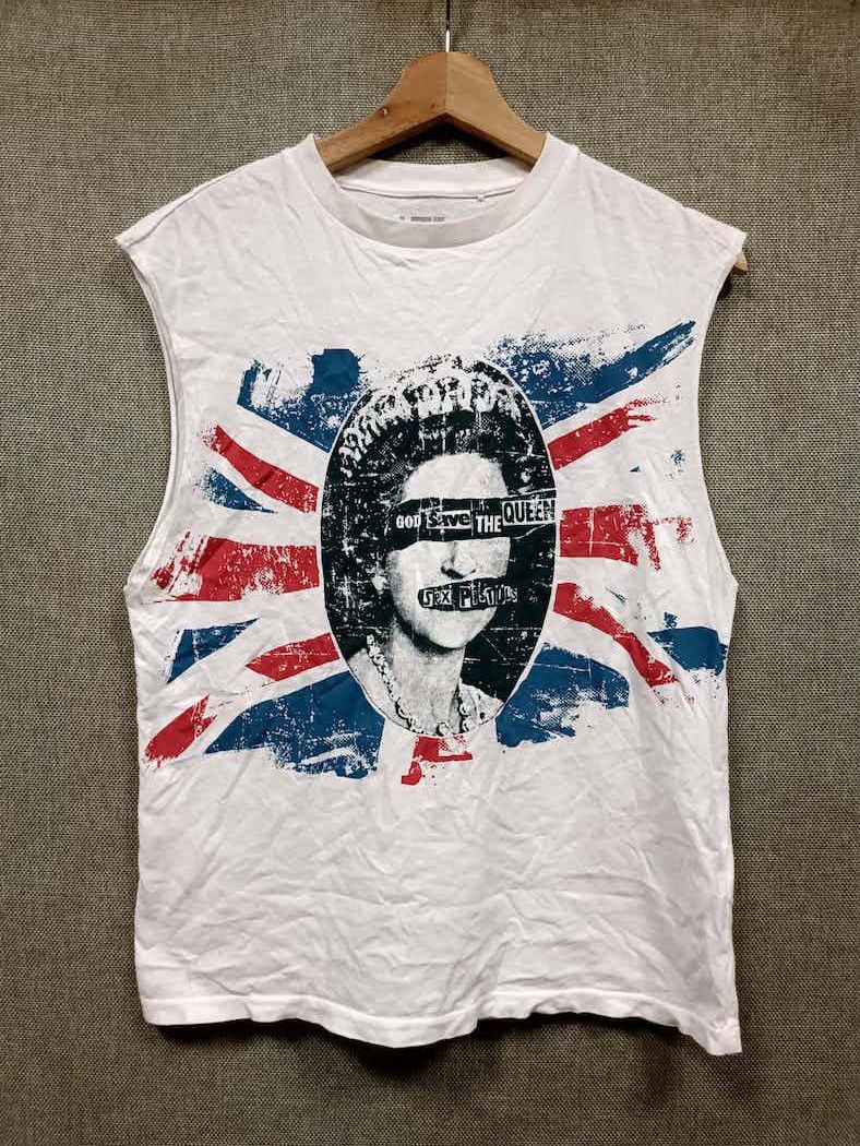 t shirt sleeveless sex pistols