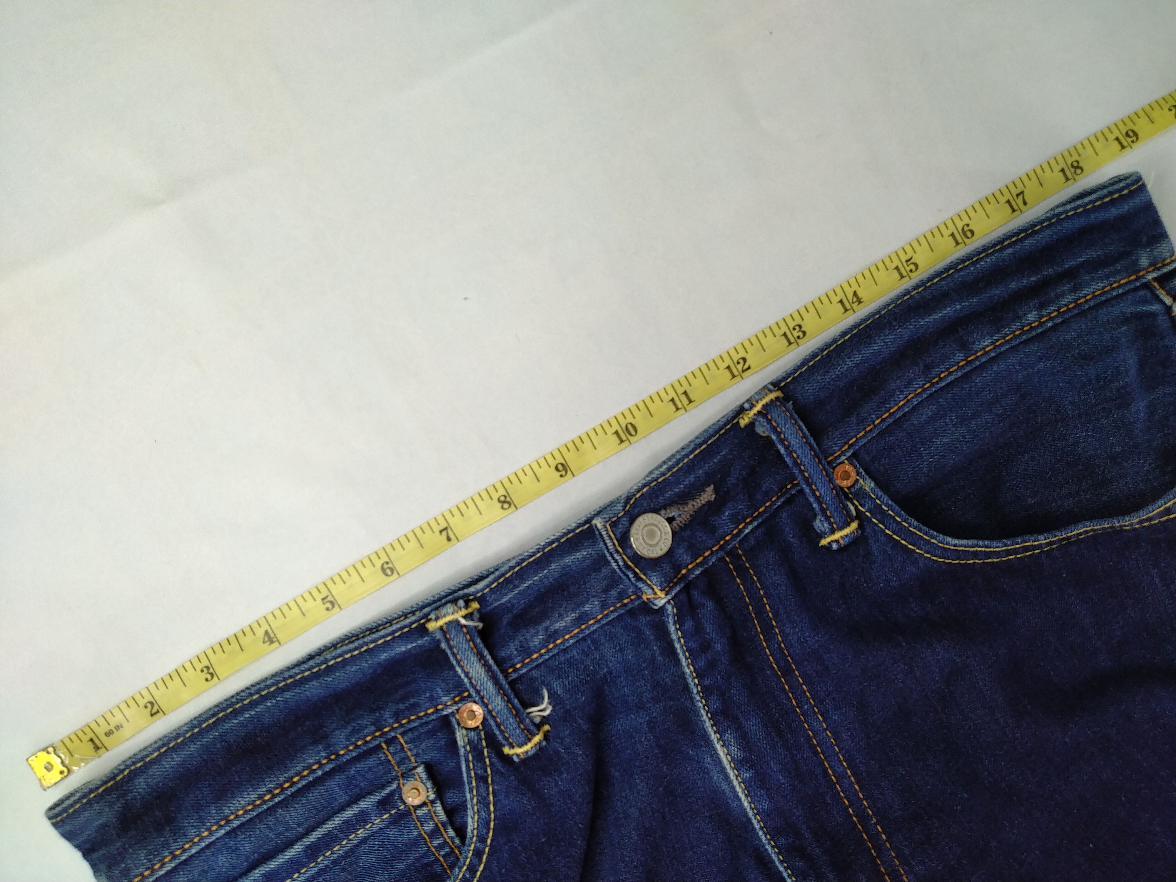 Levi's Dark Blue Levi's 505 Denim 37x24.5 -JN537 Size US 37 - 5 Thumbnail