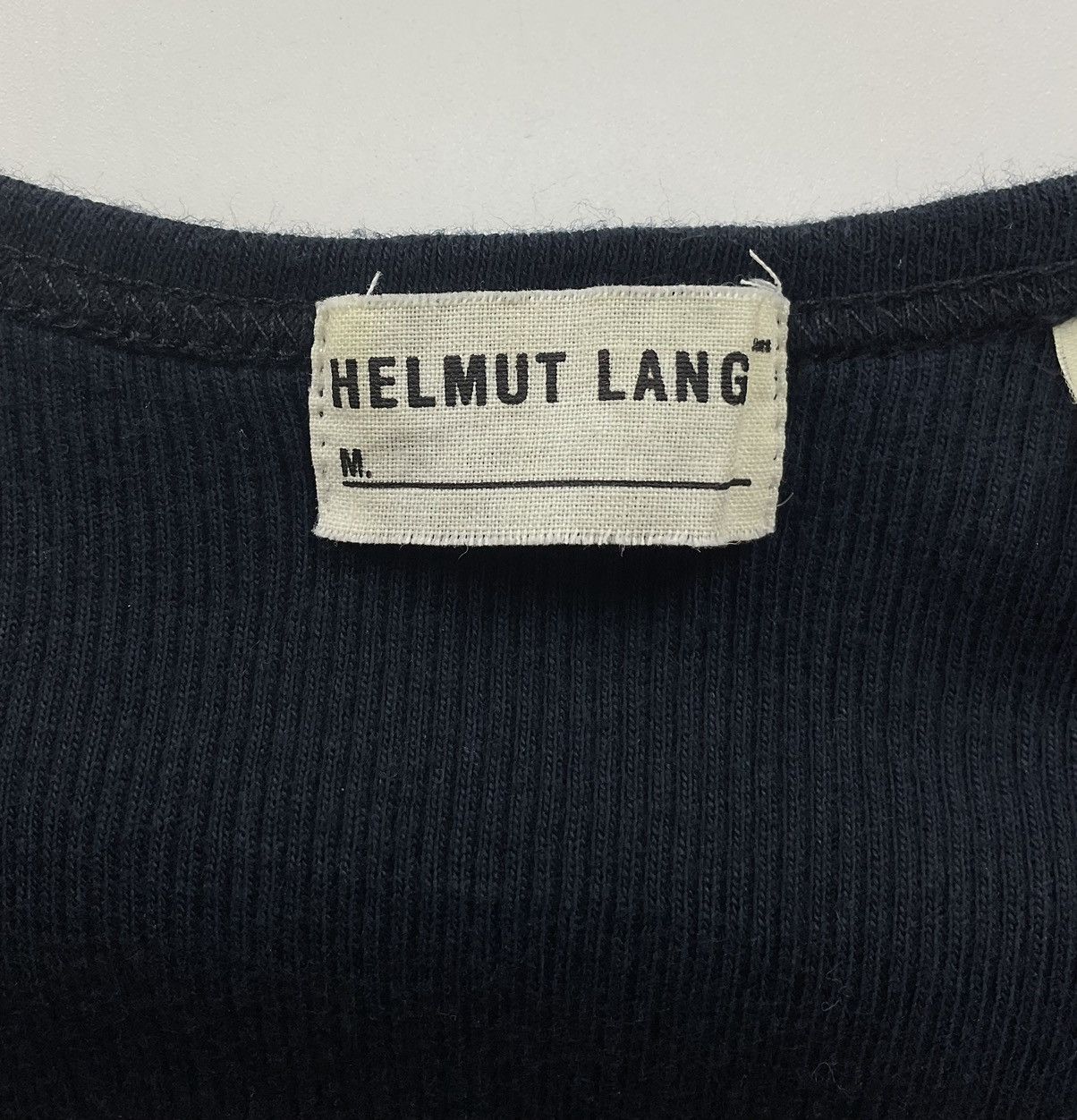 Helmut Lang Helmut Lang S/S'00 Backstage Staff Ribbed Tank Top Size US M / EU 48-50 / 2 - 5 Thumbnail