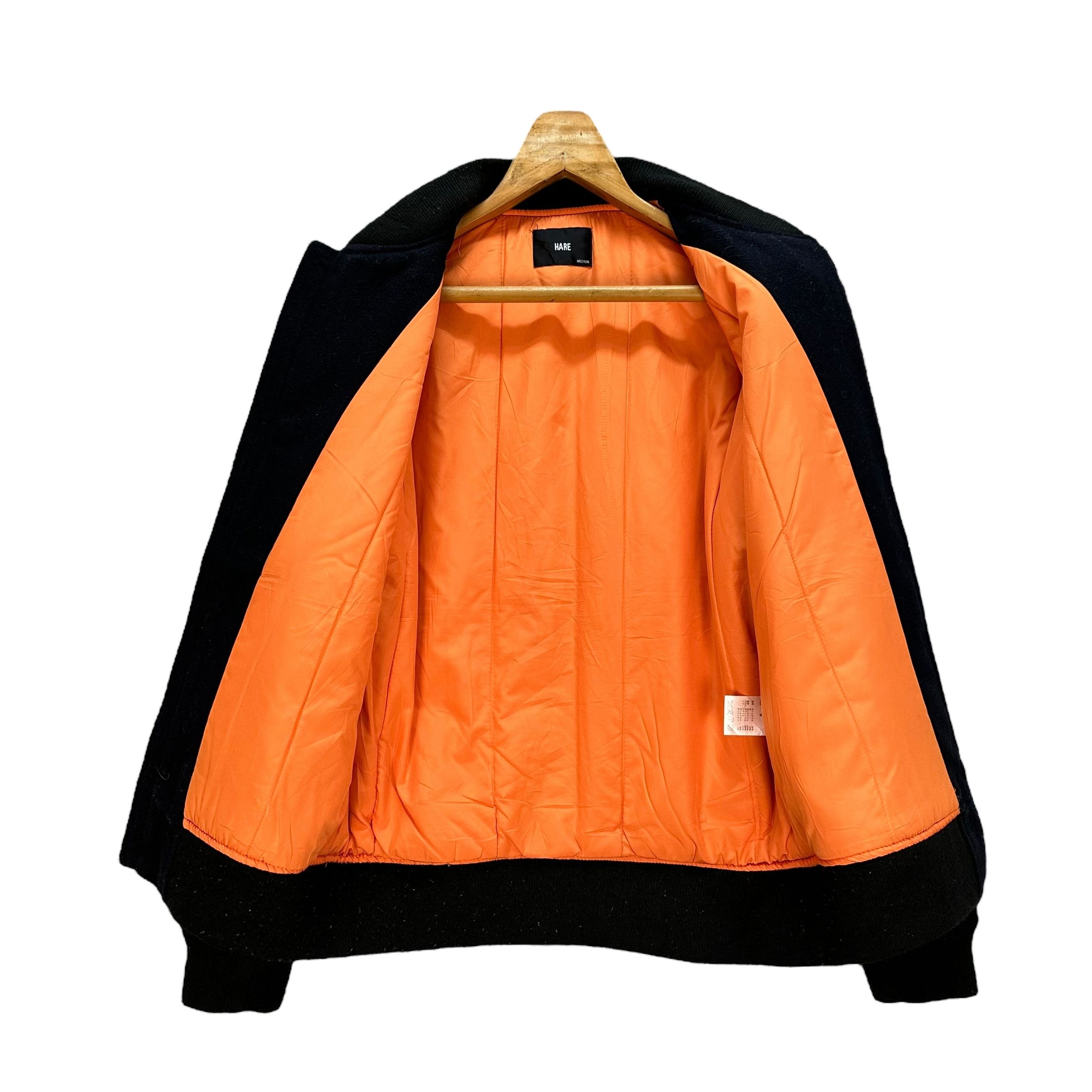 HARE HARE Wool Bomber Jacket #A23-0519 Size US M / EU 48-50 / 2 - 6 Thumbnail