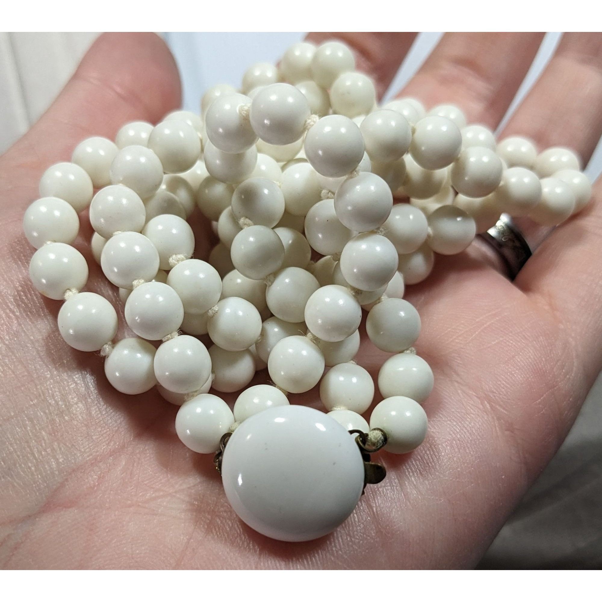 Other Vintage Japanese Double Strand Beaded Necklace Size ONE SIZE - 3 Thumbnail