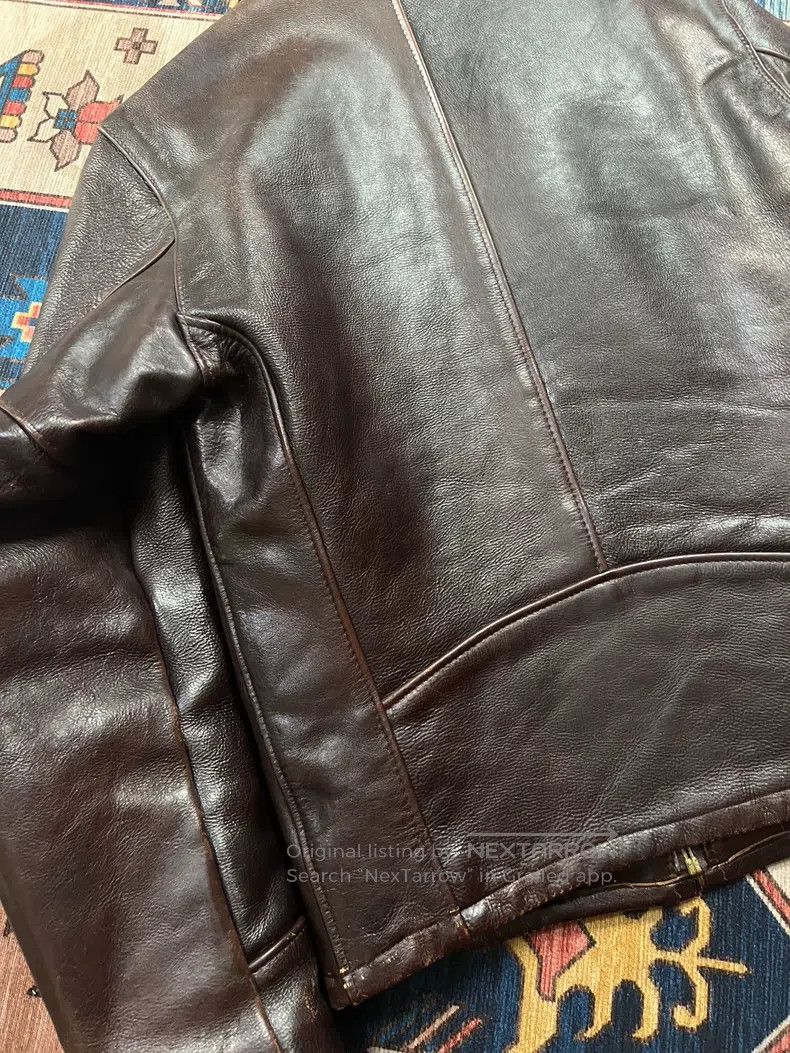 Other Heavy and thick meat oil wax bison leather Short 634 stra Size US M / EU 48-50 / 2 - 6 Thumbnail