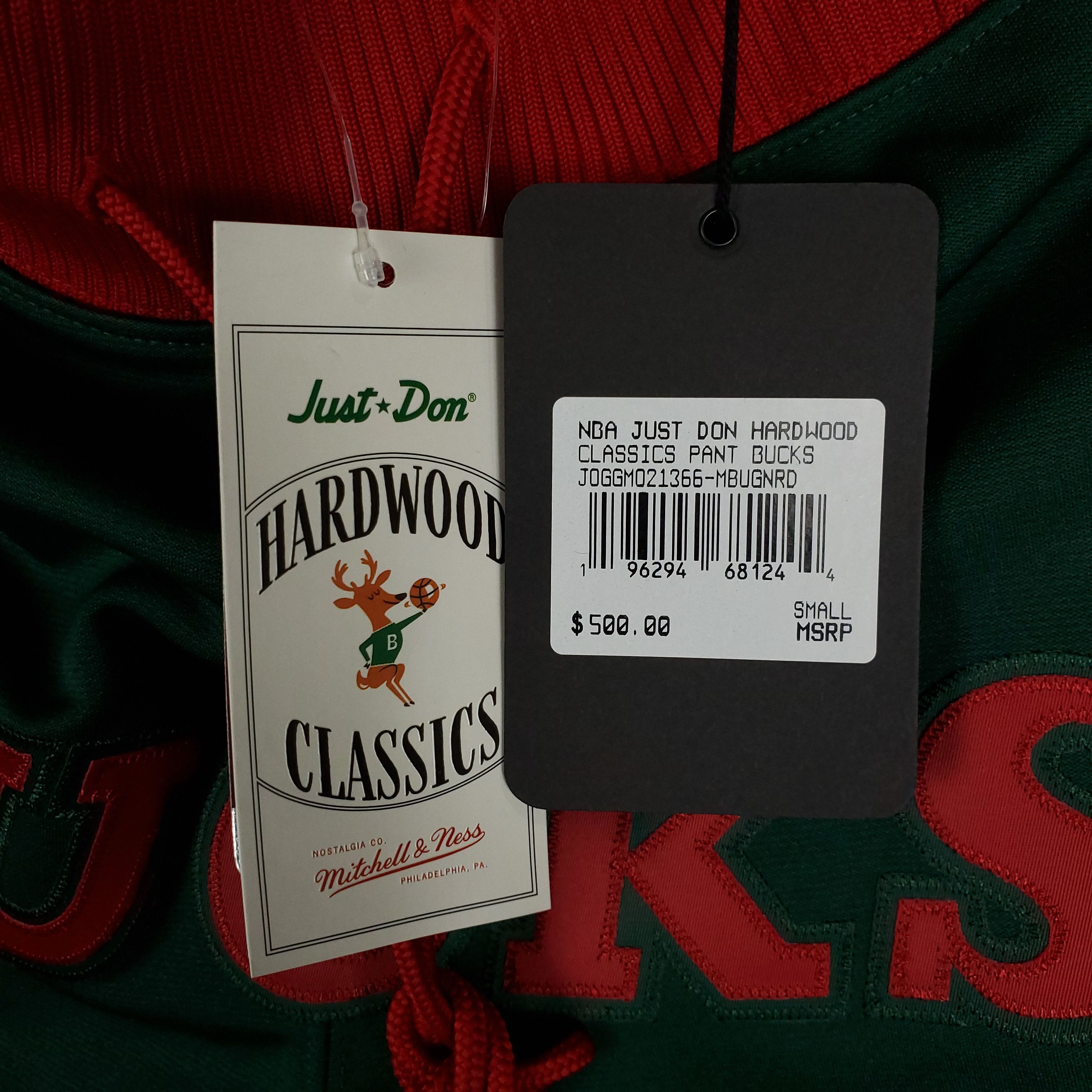 Mitchell & Ness Just Don Milwaukee Bucks Mitchell & Ness Pants Small Size US 30 / EU 46 - 9 Thumbnail