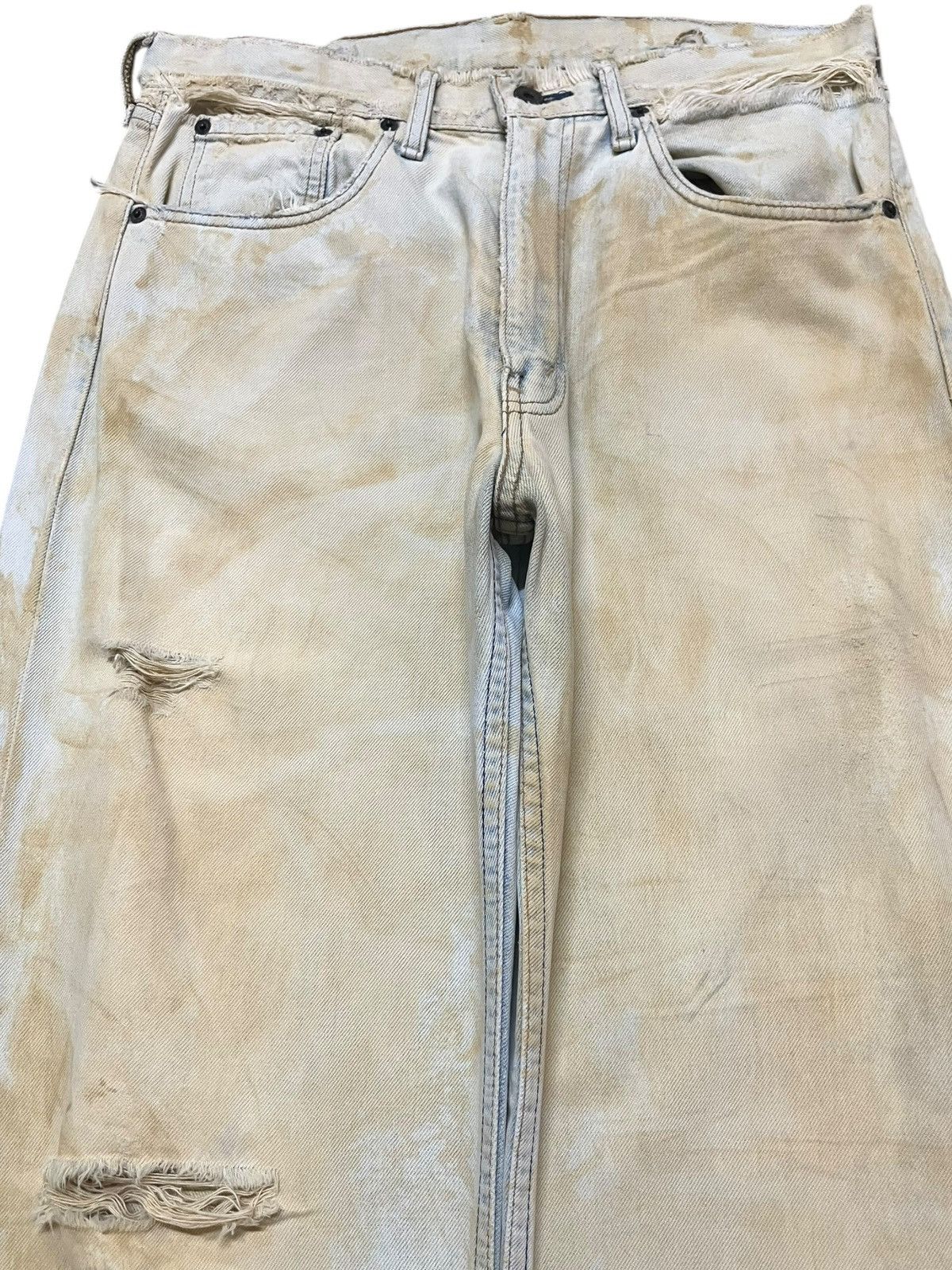 Levi's Vintage Clothing Vintage Levi’s 504 Mudwash Faded Distressed Denim Size US 31 - 2 Thumbnail