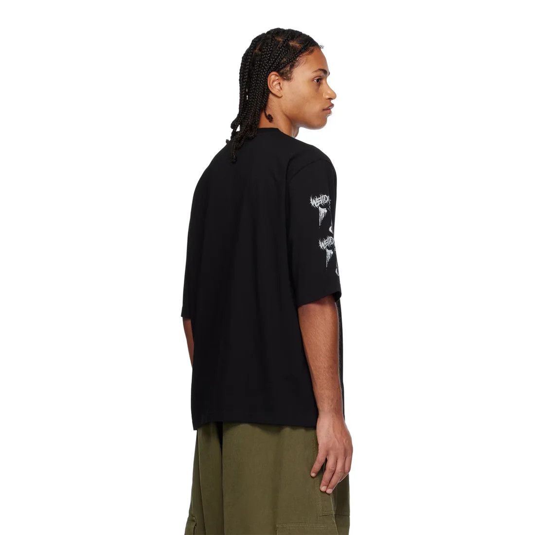 WE11DONE o1mris0824 Angel Print T-Shirt in Black Size US S / EU 44-46 / 1 - 6 Thumbnail