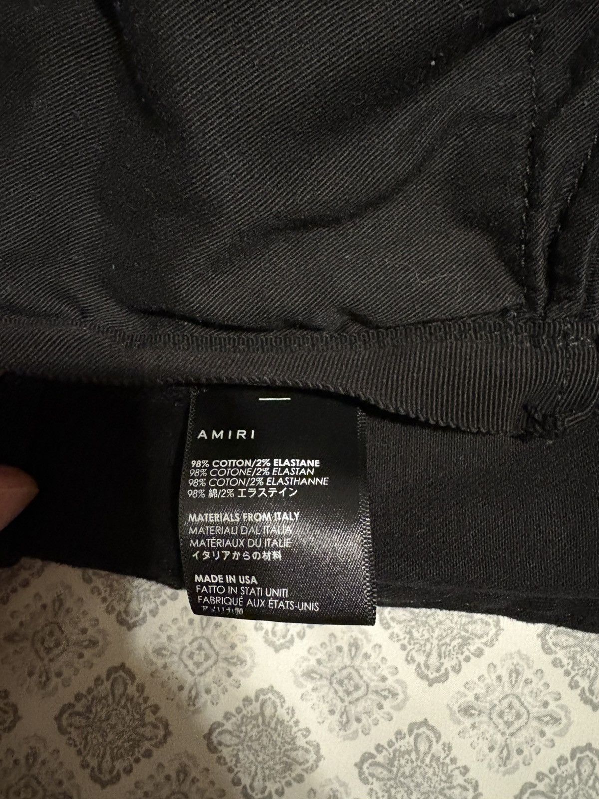 Amiri Amiri Black Jeans Size US 34 / EU 50 - 5 Thumbnail
