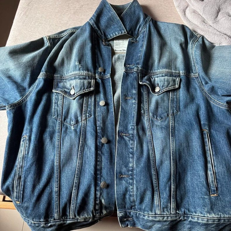 Acne Studios acne studios Blue denim jacket 2502-Nextarrow Size US S / EU 44-46 / 1 - 1 Thumbnail