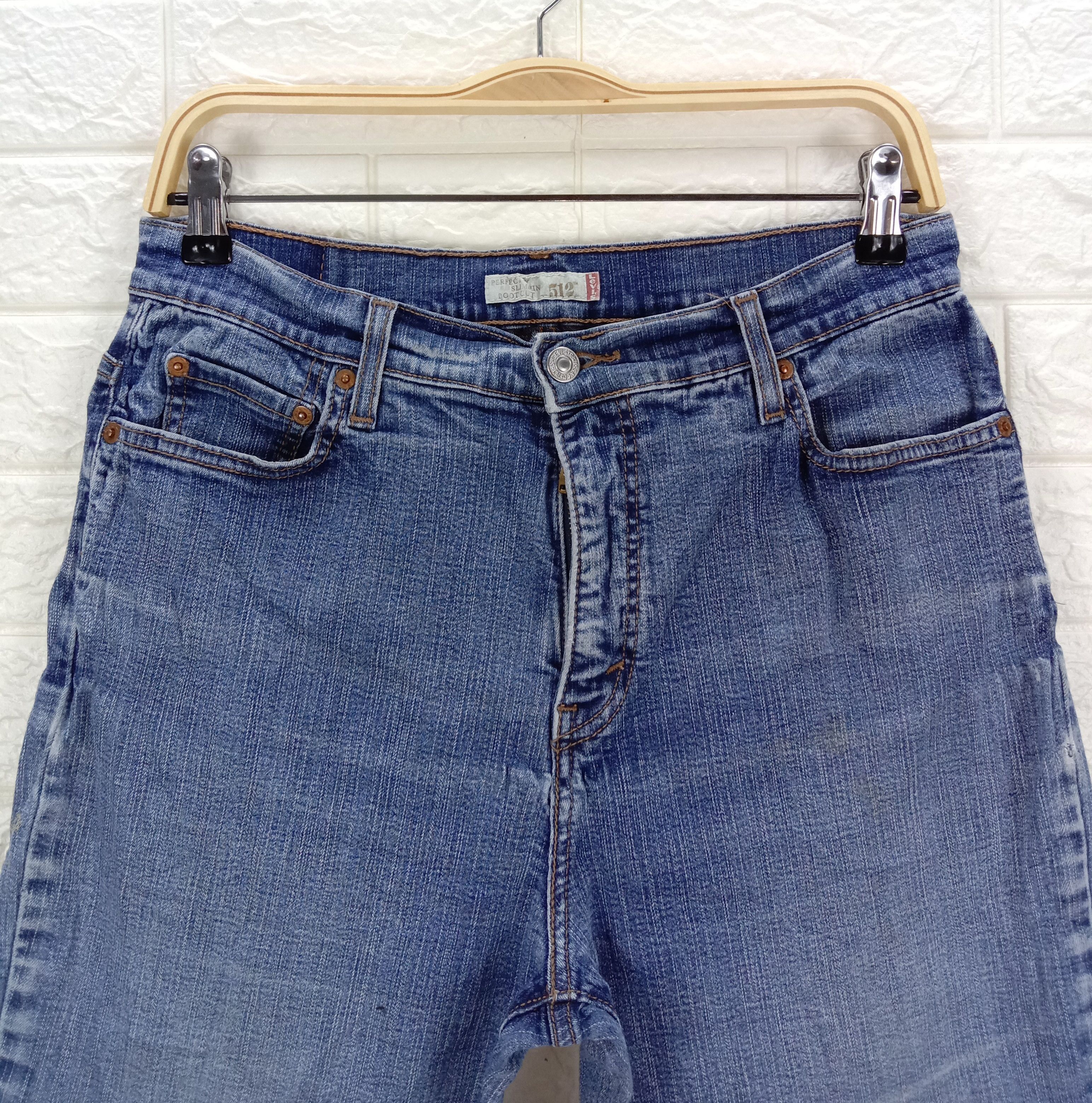 Levi's Vintage Levi's 512 Flare Jeans Slim Bootcut Denim Size 30" / US 8 / IT 44 - 2 Thumbnail
